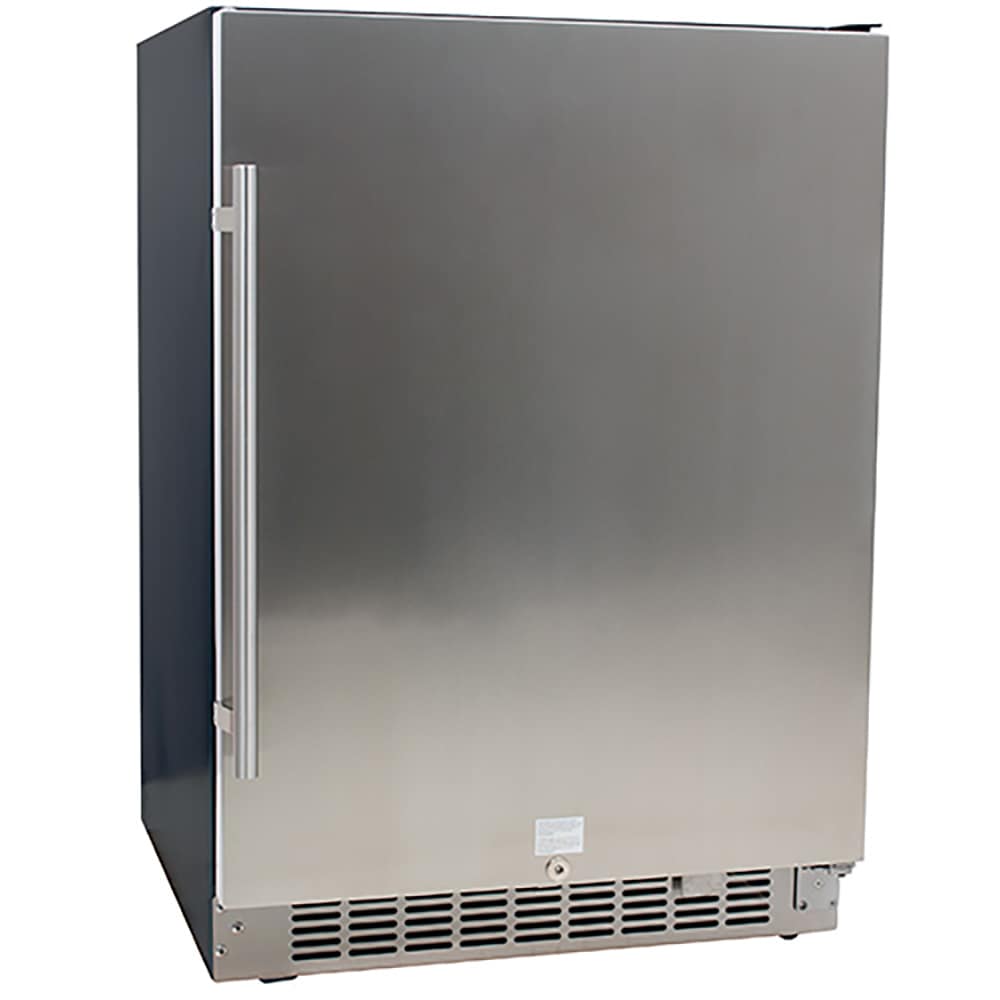 EdgeStar 23.44-in W 142 -Can Capacity Stainless Steel Built-in/Freestanding Indoor Beverage Refrigerator