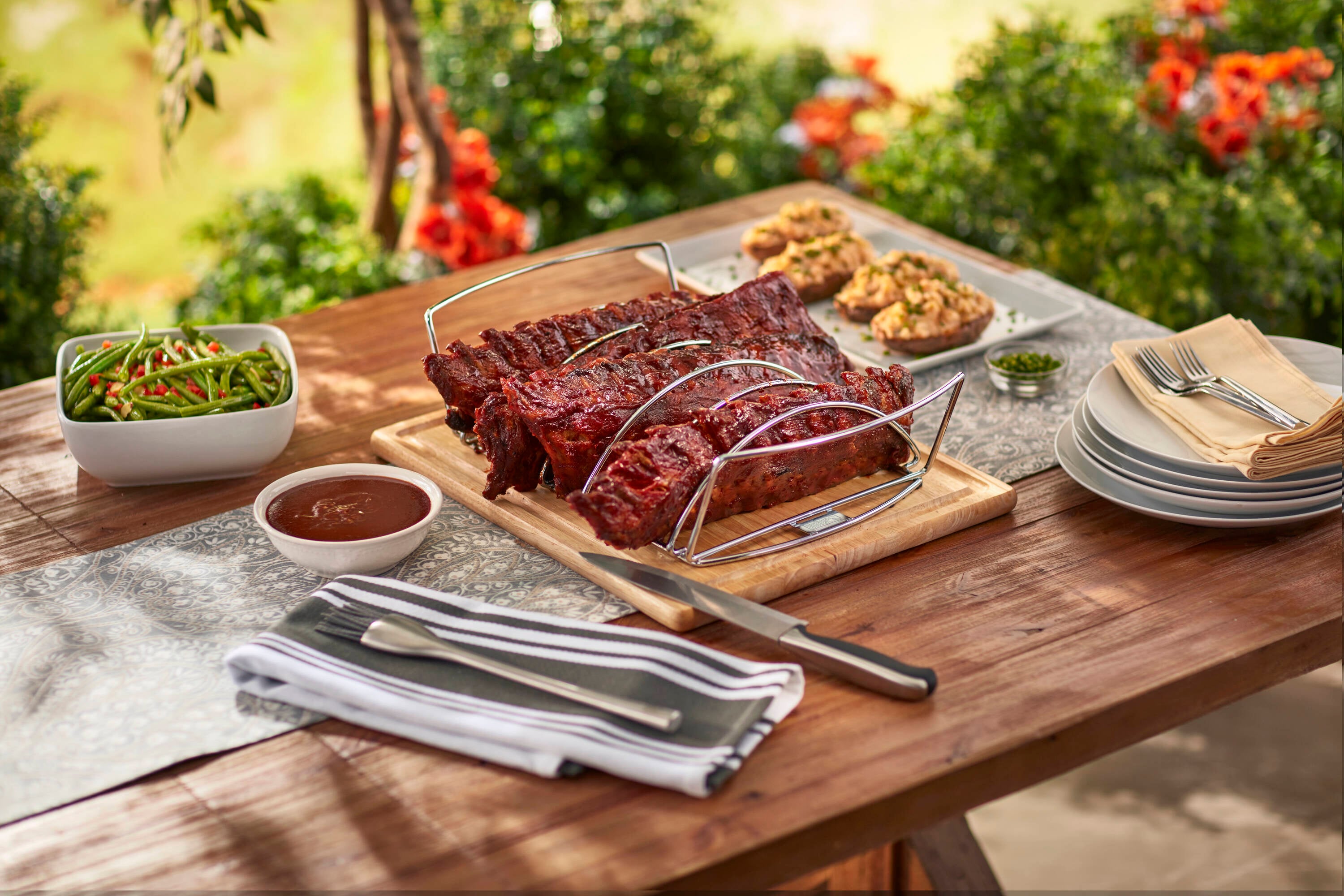 Weber Steel Roaster/Rib rack