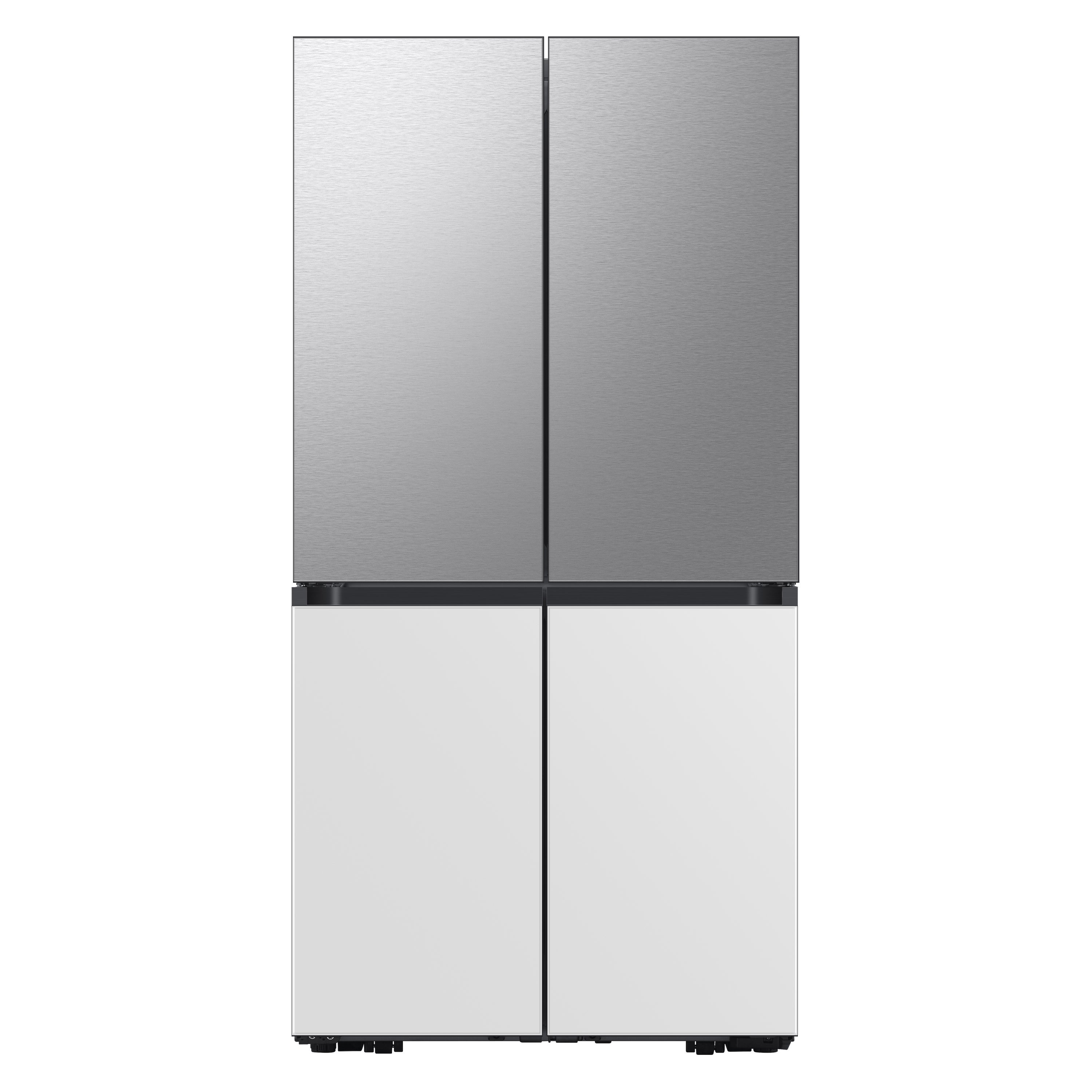 Samsung Bespoke 4-door Flex Refrigerator Bottom Panel In White Glass