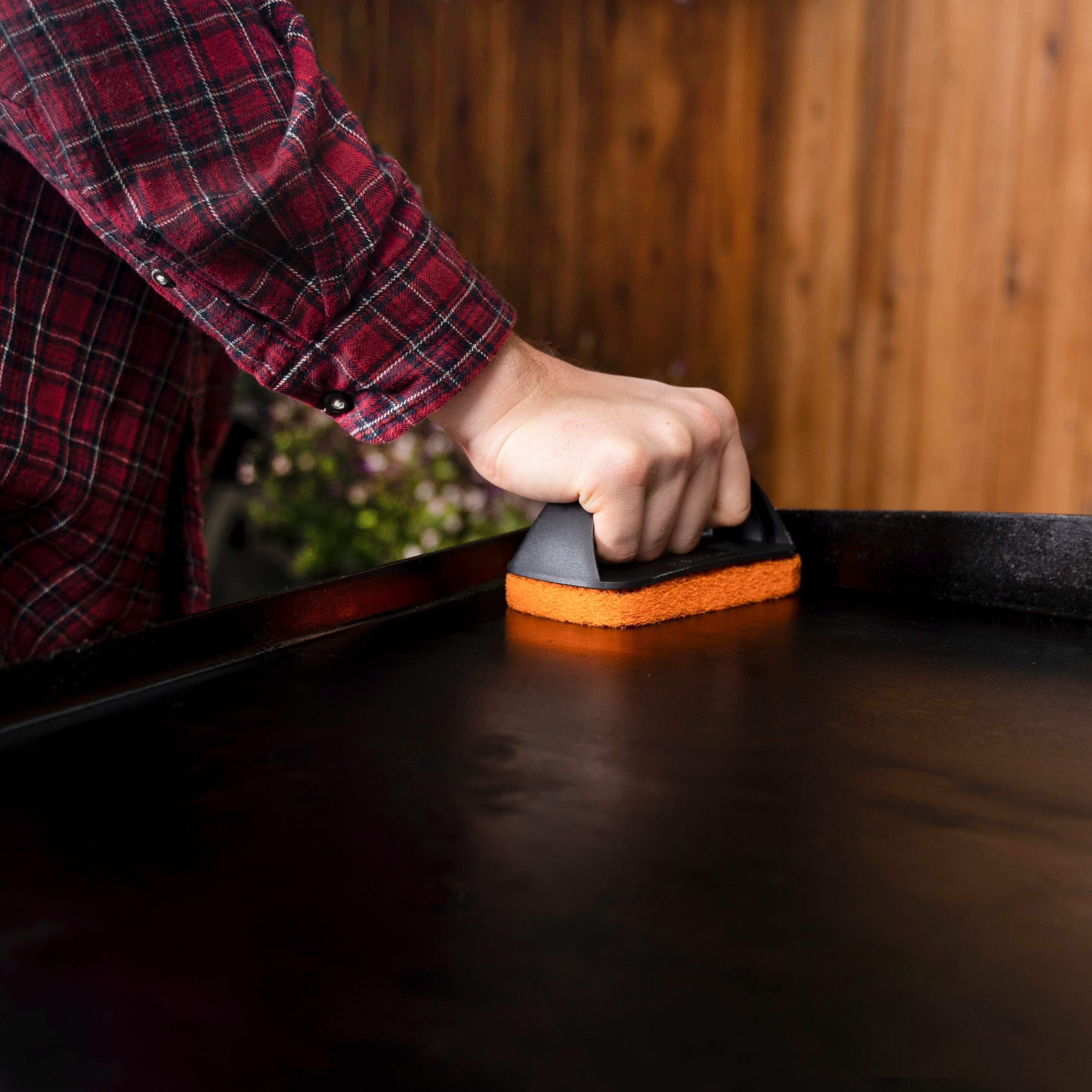 Blackstone Culinary Nylon Grill scouring pad with 5.91-in