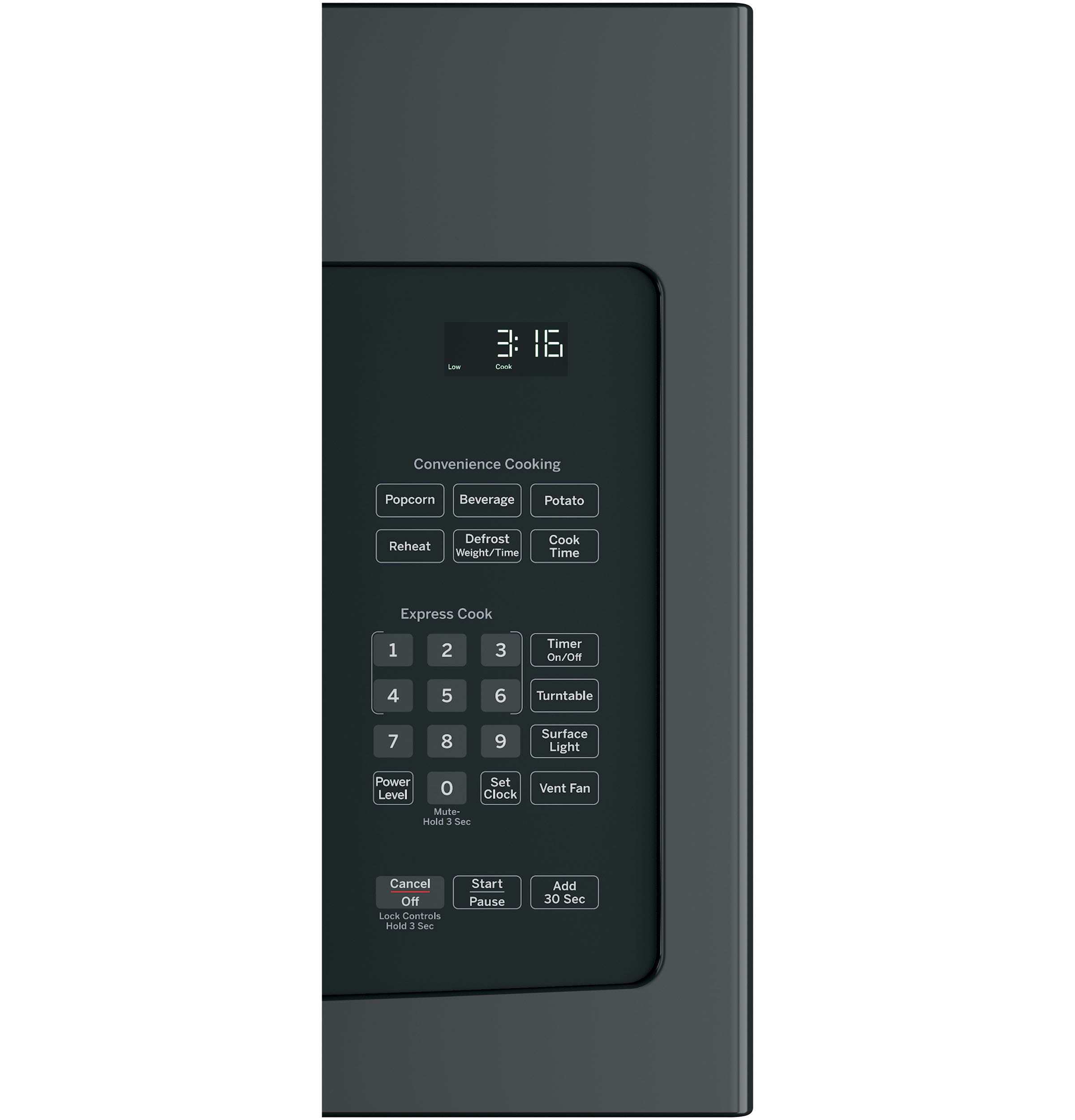 GE 1 6 cu ft 1000 Watt Over the Range Microwave Black