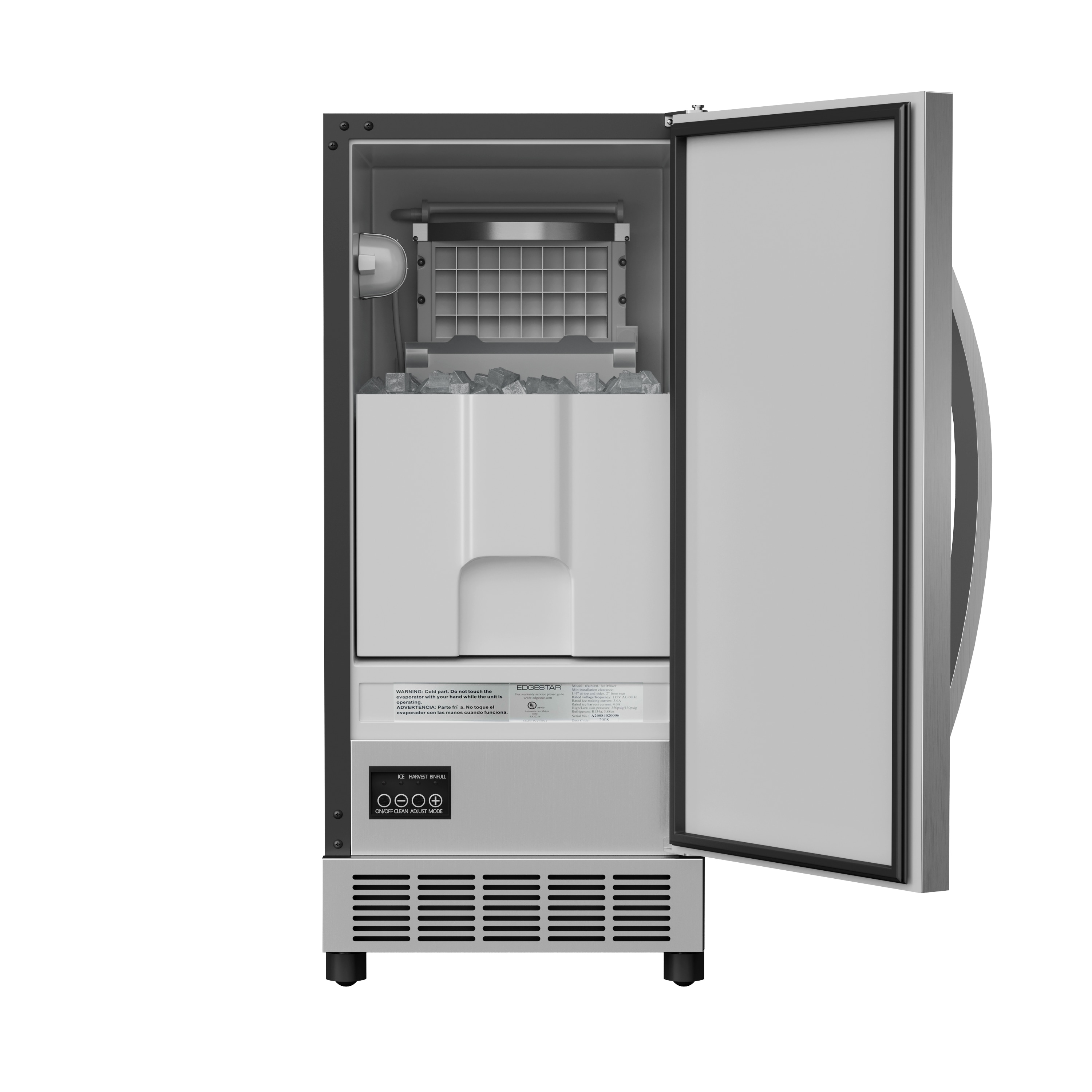 EdgeStar 50 lb Undercounter Clear Ice Maker with Pump