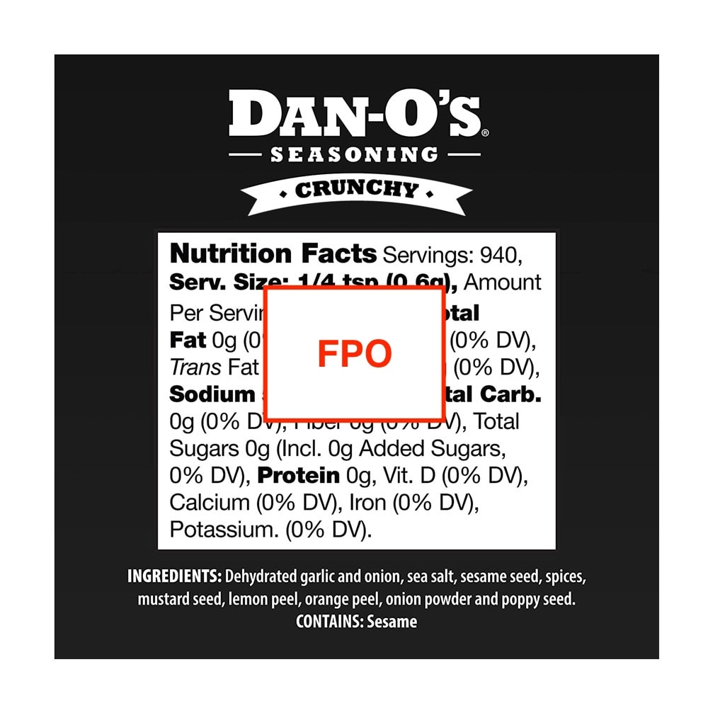 Dan-O's Seasoning 20-oz Seafood Rub/Seasoning