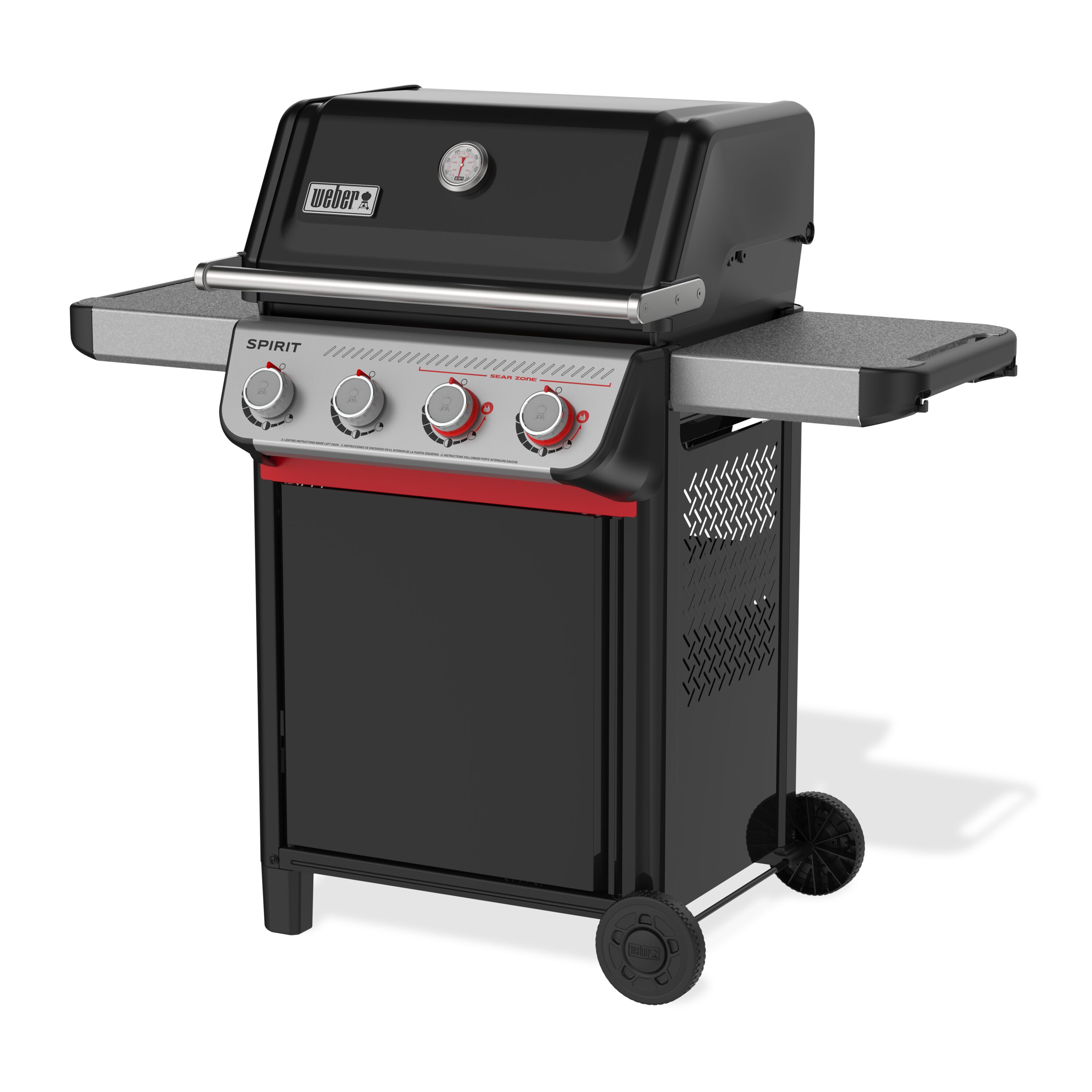 Weber Spirit E-425 Black 4 -Burner Liquid Propane Gas Grill