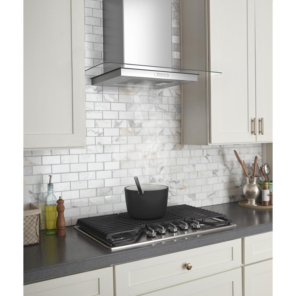 Whirlpool Convertible Wall Mounted Range Hood Stainless Steel Actual 30 in