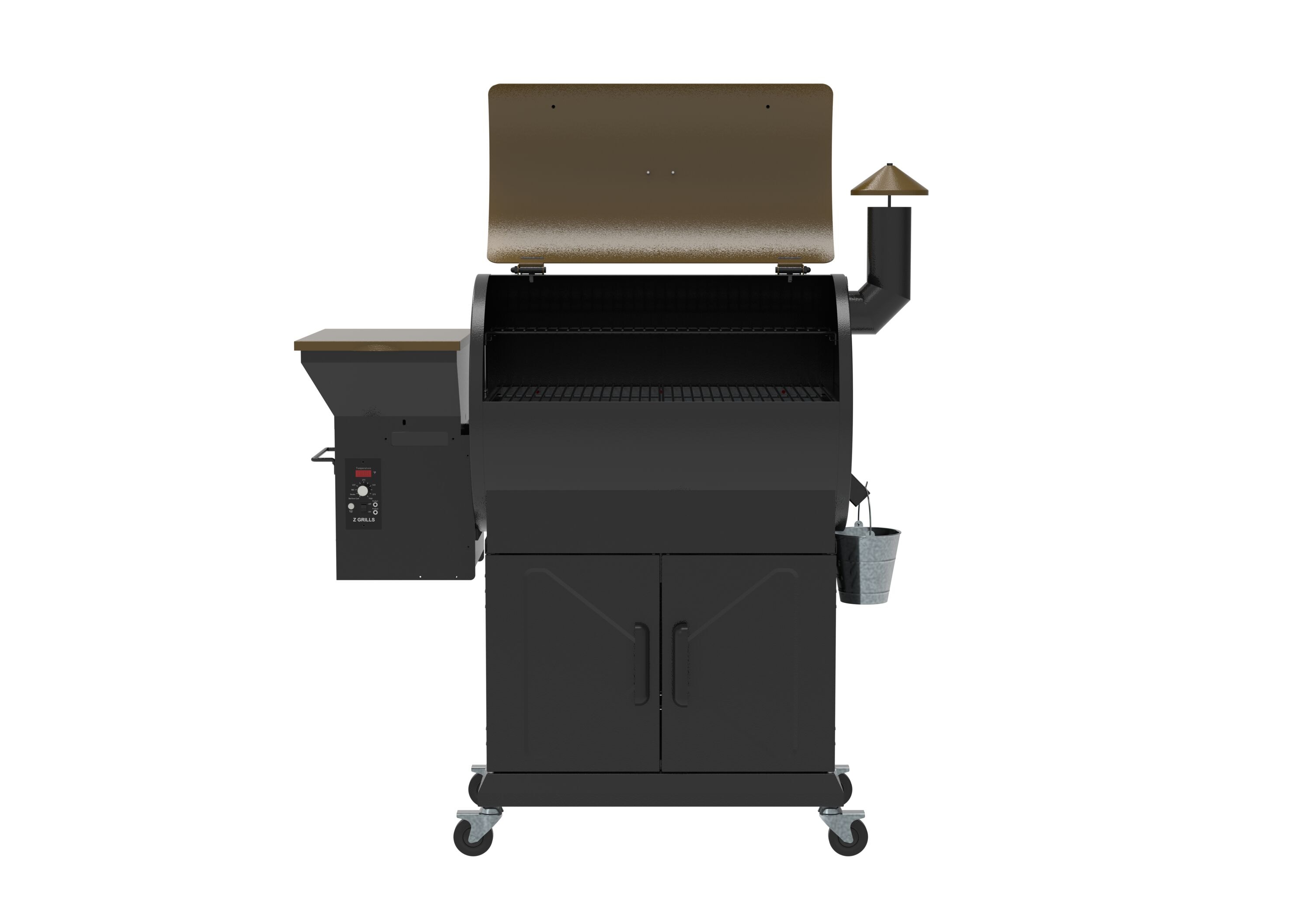 Z GRILLS ZGrill 697-Sq. in Rose Gold Pellet Grill with Smart Compatibility