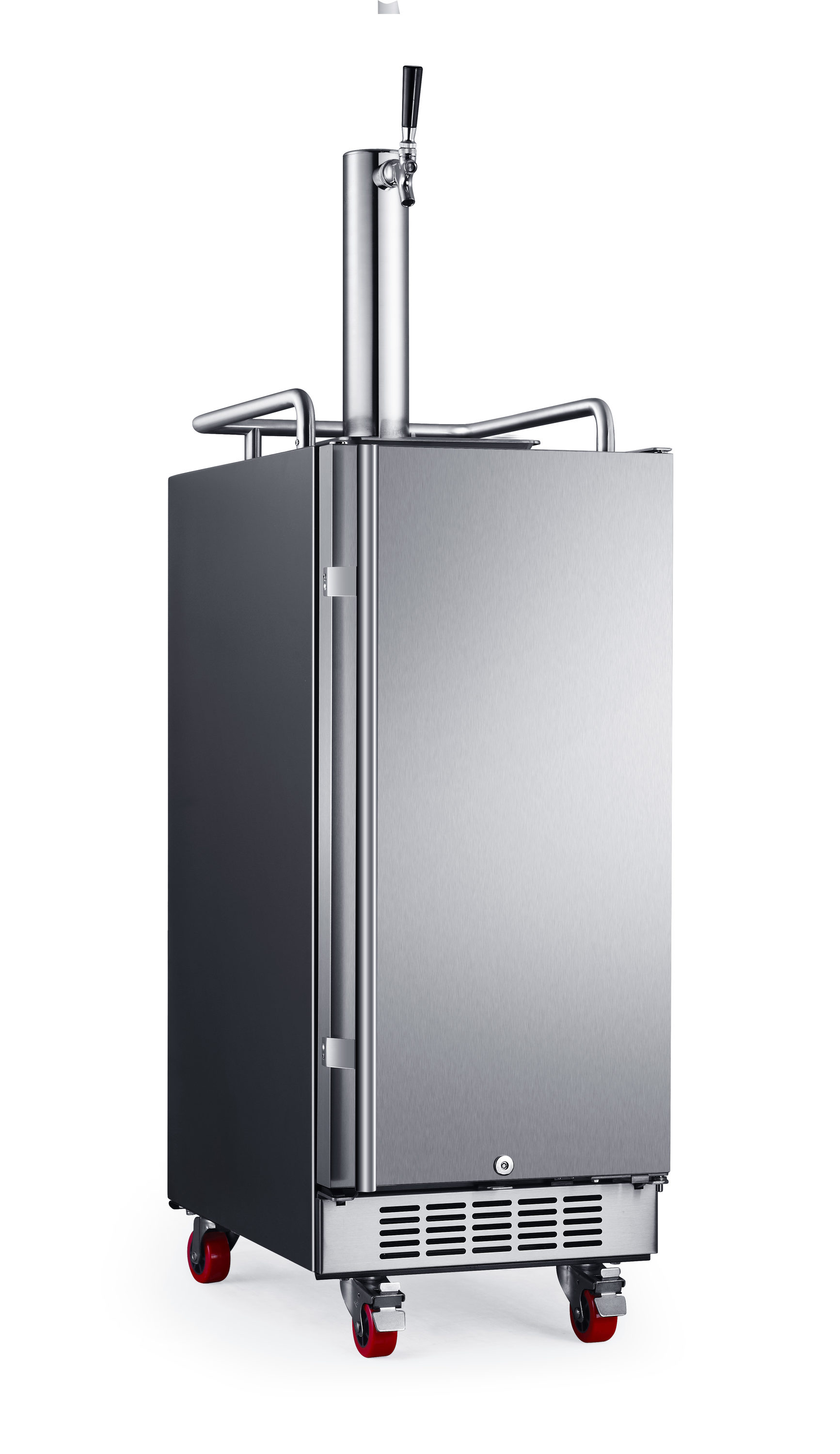 EdgeStar Single tap Quarter-barrel keg Stainless steel Manual Built-in/Freestanding Beer kegerator