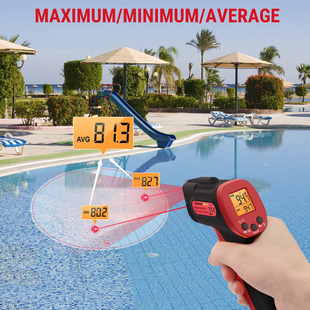 ThermoPro Infrared Rectangle Grill Thermometer