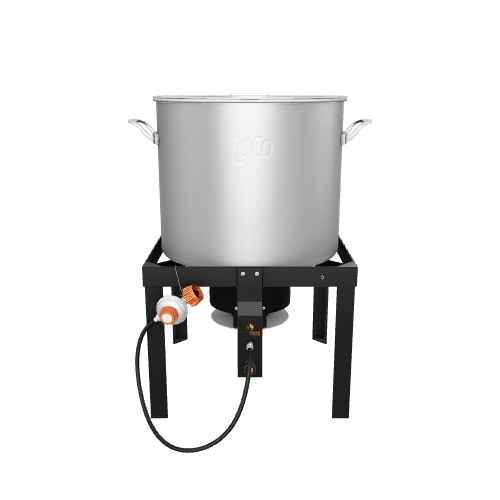 LoCo COOKERS Loco 80Qt kit 1 -Burner Propane 20-lb. tank Electronic Stainless steel Jet cooker