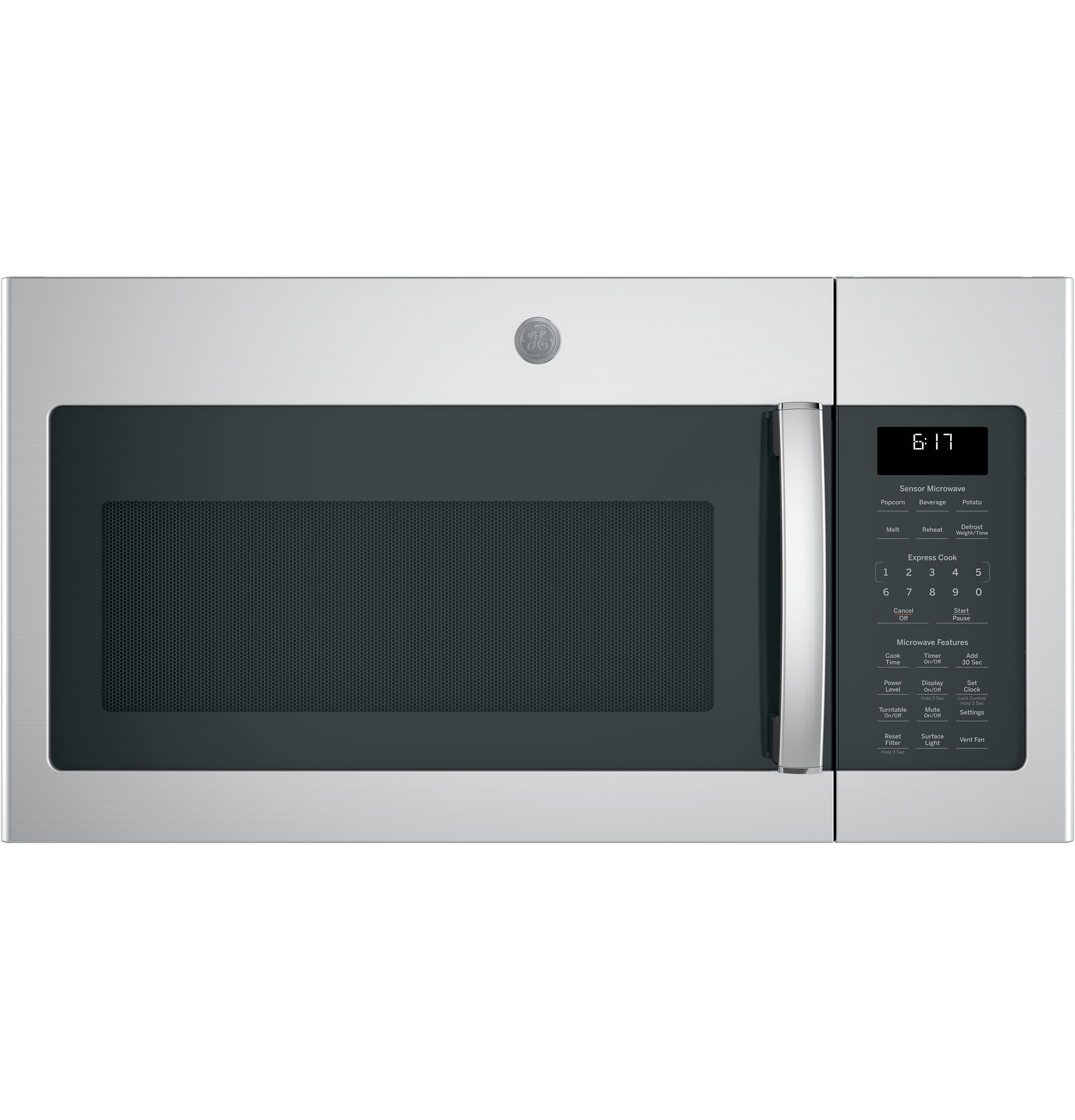 GE 1 7 cu ft Over the Range Microwave with Sensor Cooking Fingerprint Resistant Stainless Steel