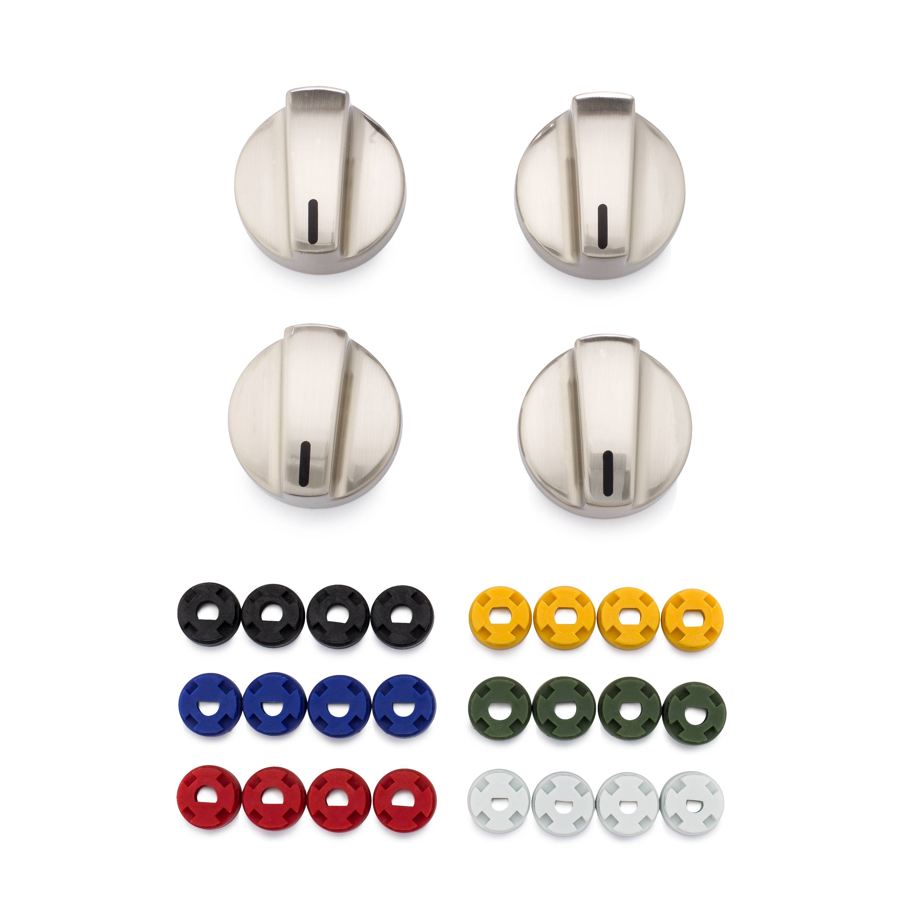 Smart Choice Universal Gas and electric range Knob kit ( Stainless Steel )