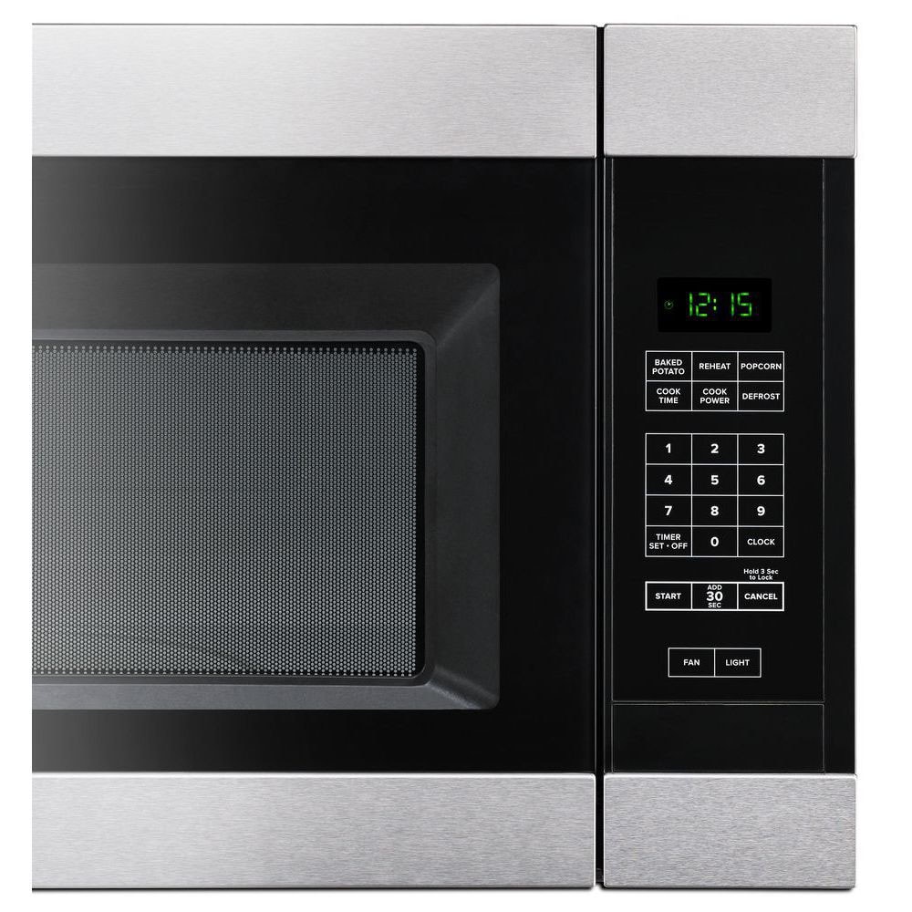 Amana 1 6 cu ft 1000 Watt Over the Range Microwave Stainless Steel