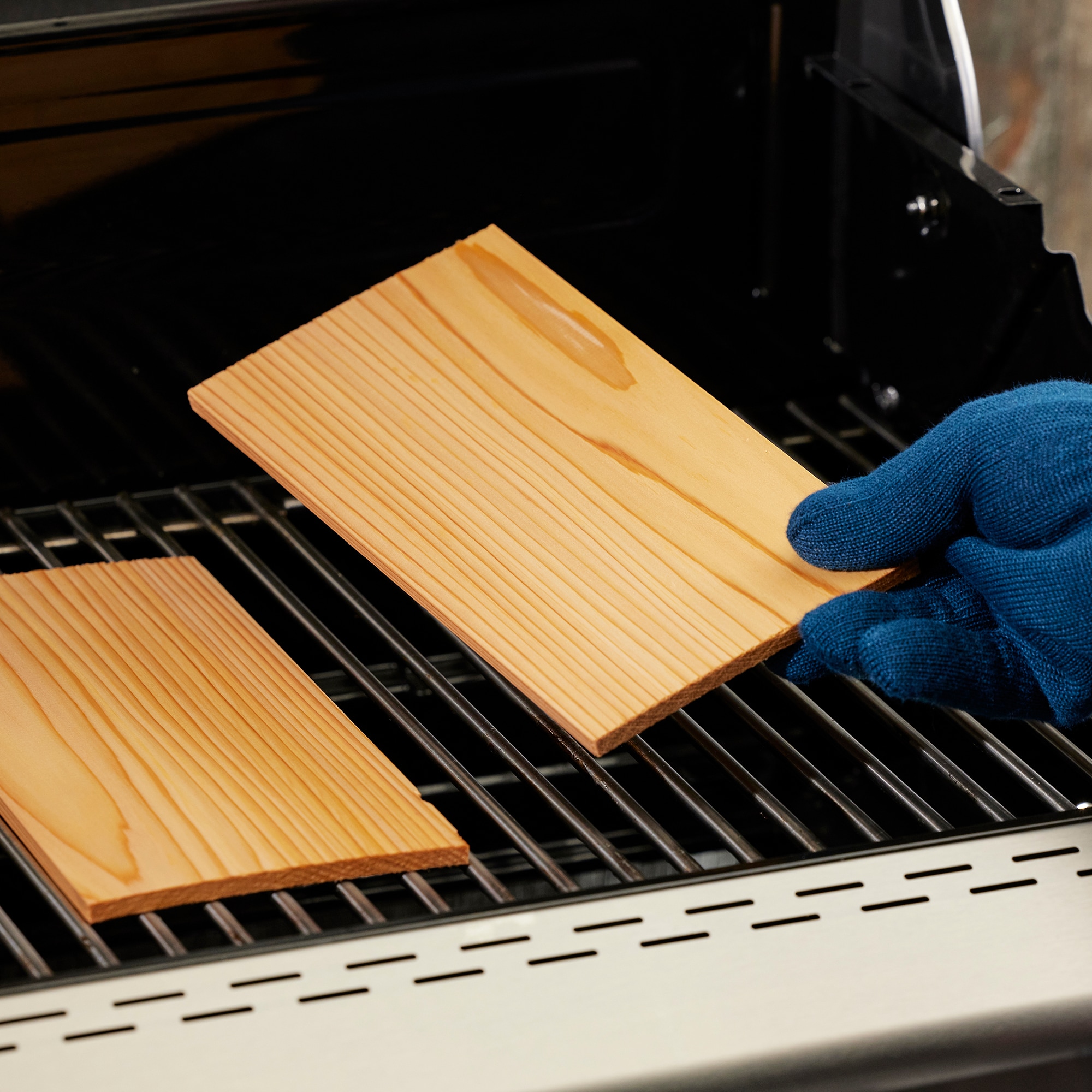Master Forge 2 -Pack 5.5-in x 11.75-in Cedar Grilling Plank