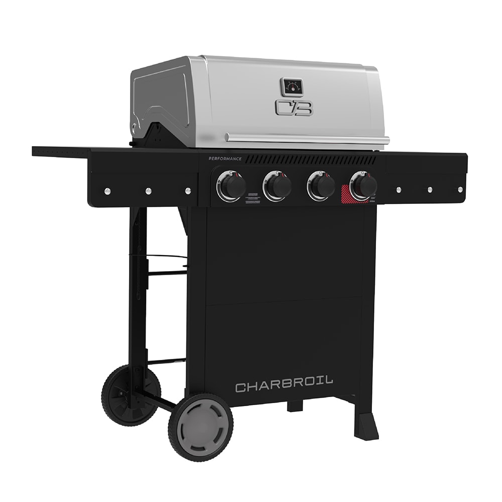 Charbroil Performance Series Black and Silver 4 -Burner Liquid Propane Gas Grill