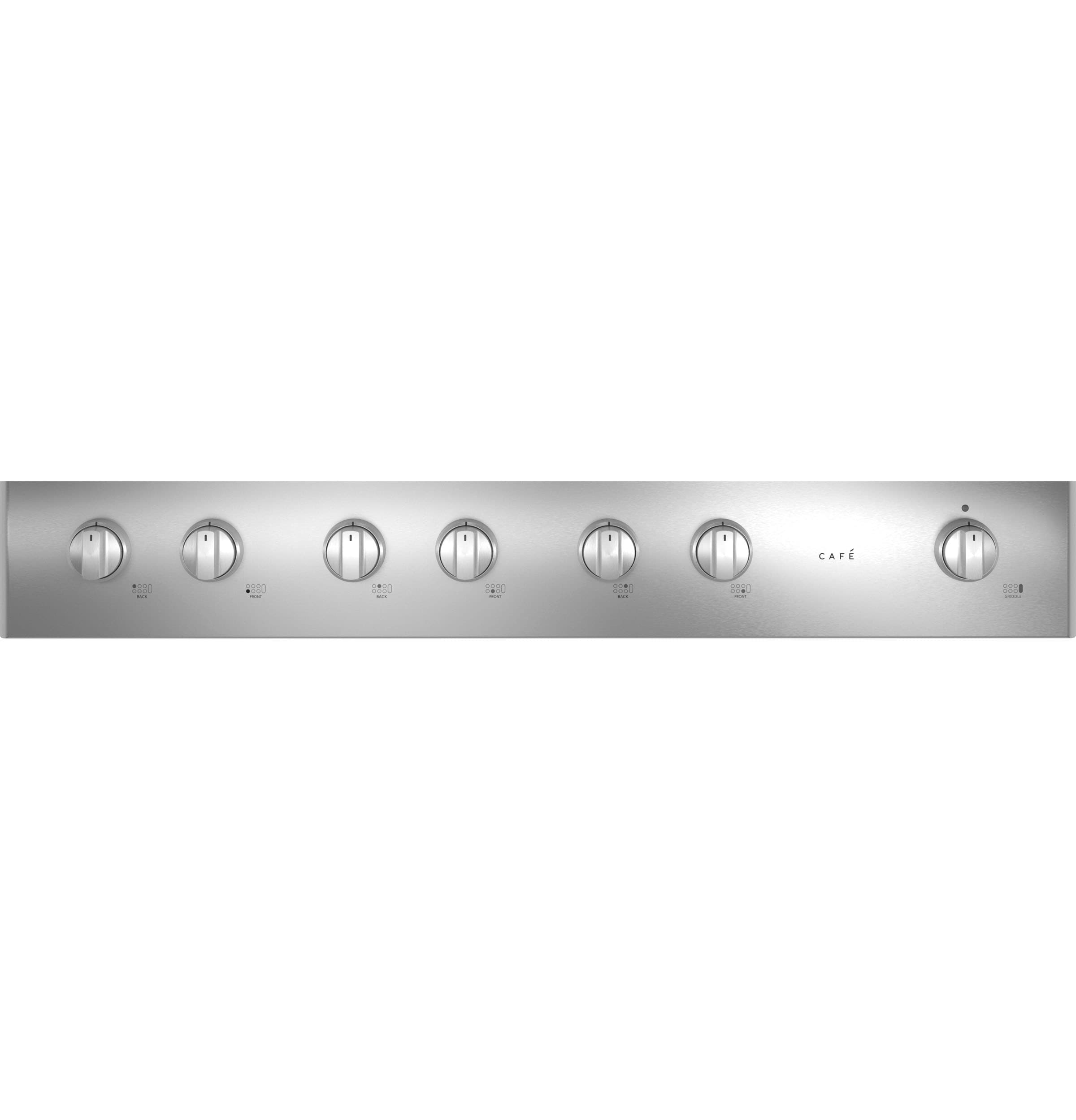 Cafe 48-in 6 burners Stainless steel Gas Cooktop (Griddle Included)