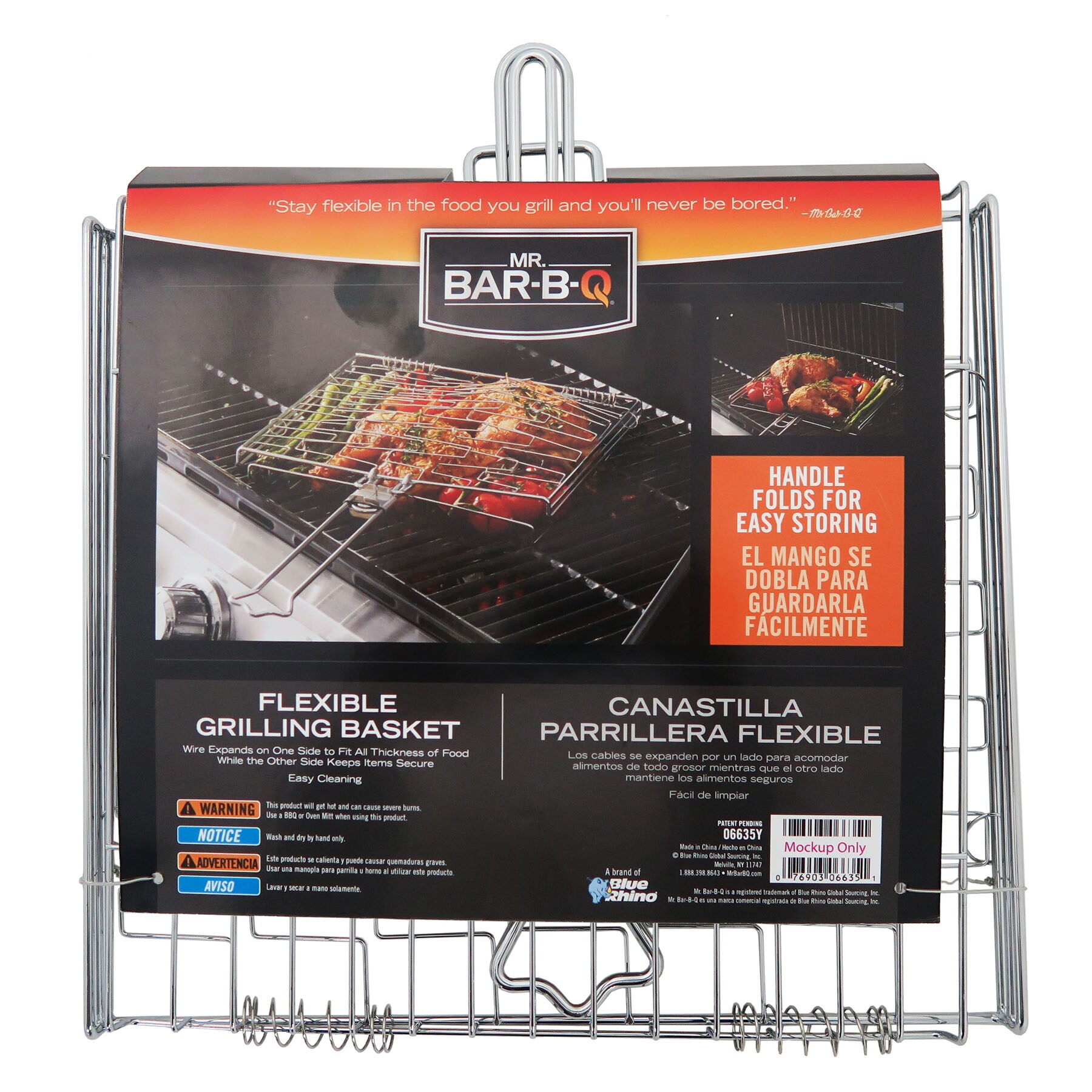 Mr. Bar-B-Q Steel Grill basket