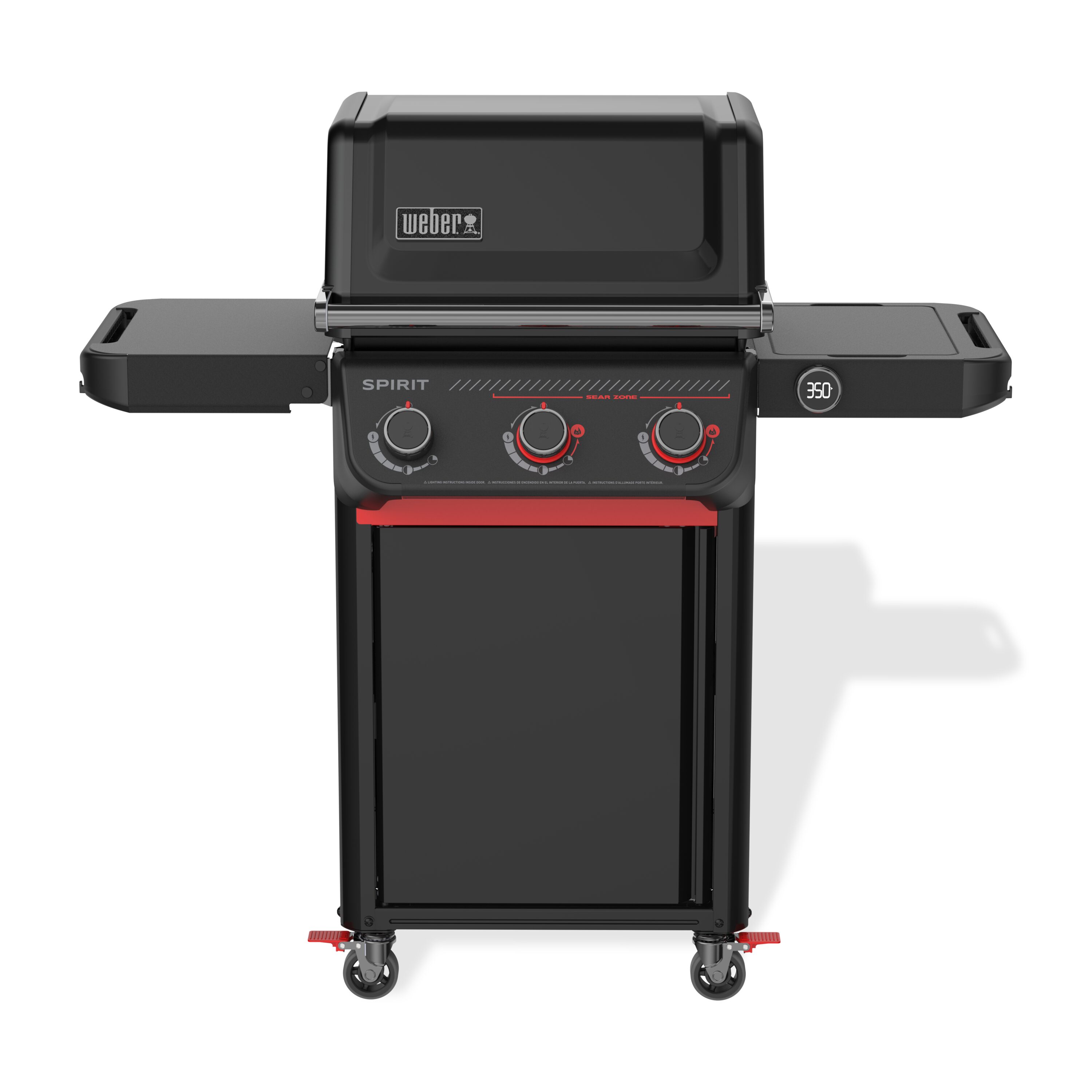 Weber Spirit EP-325 Stealth Matte Black 3 -Burner Liquid Propane Gas Grill