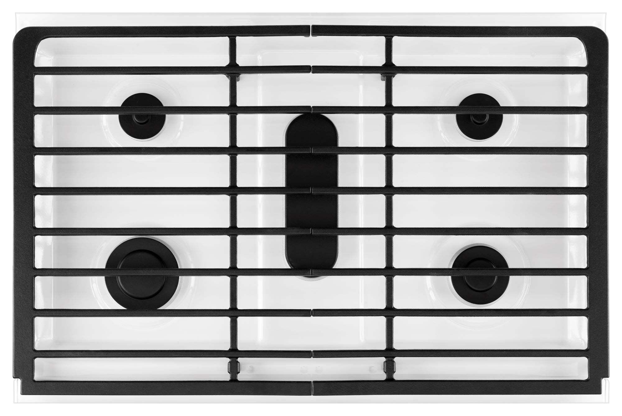 Whirlpool 30-Inches 5 burners 3.9-Cu. Feet / 2.1-Cu. Feet Convection Oven Freestanding Double Oven Gas Range ( White Ice )