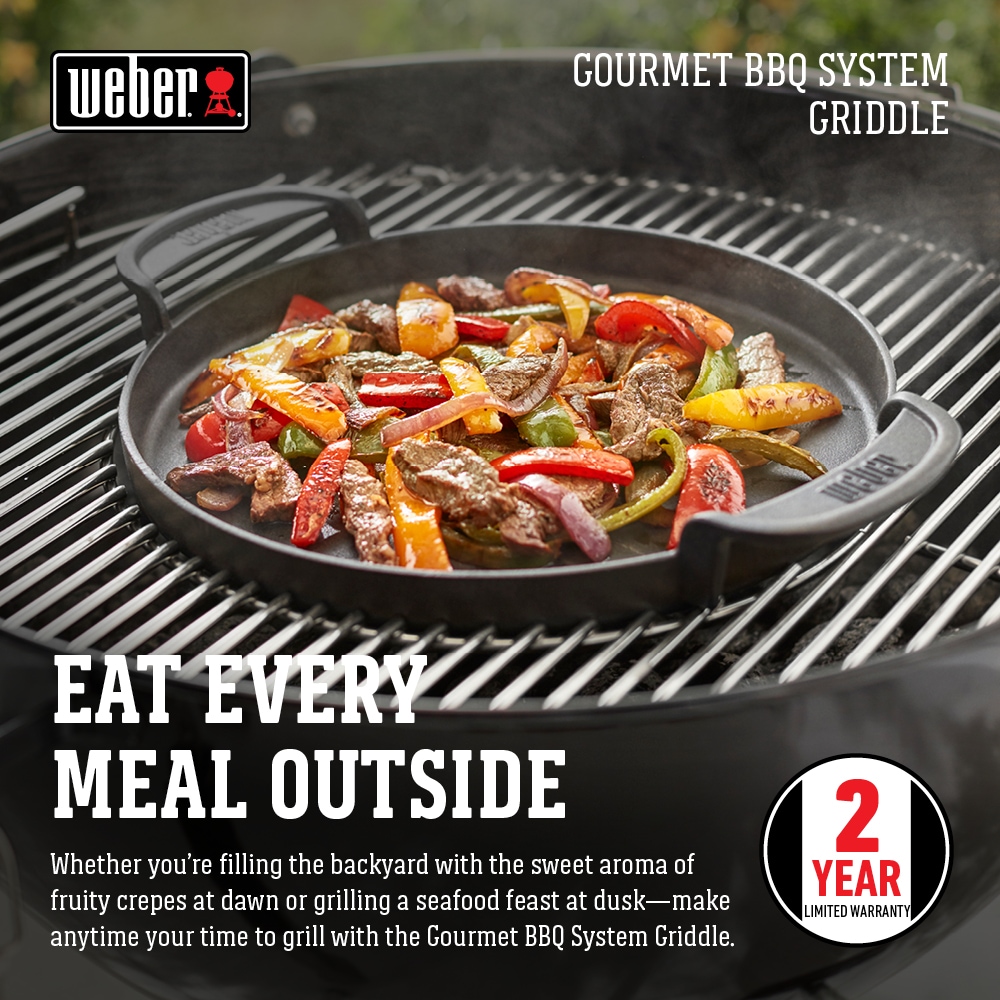 Weber Porcelain-Enameled Cast-Iron Non-Stick Griddle