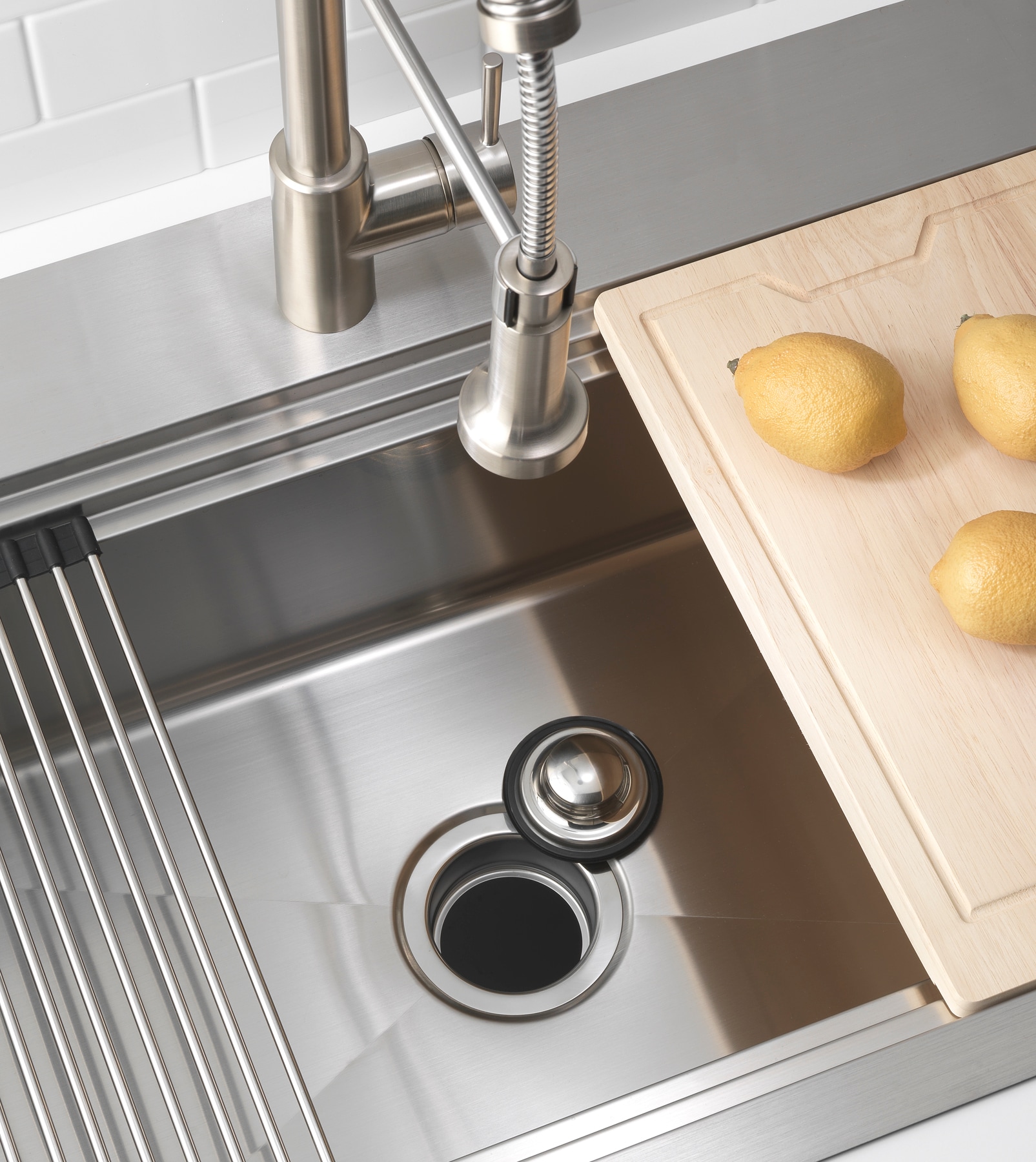 allen + roth 4.5-in Stainless steel Steel Garbage Disposal Sink flange