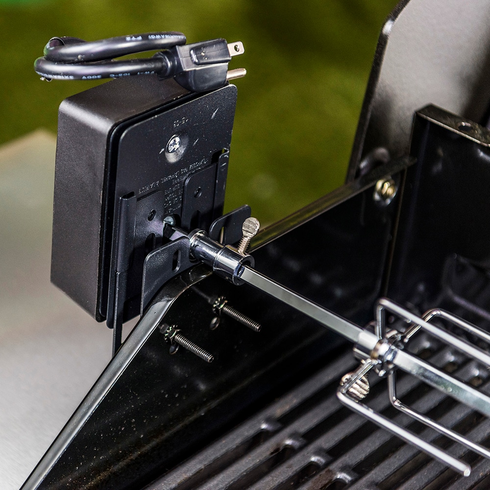 Charbroil 26.7-in Steel Grill Rotisserie