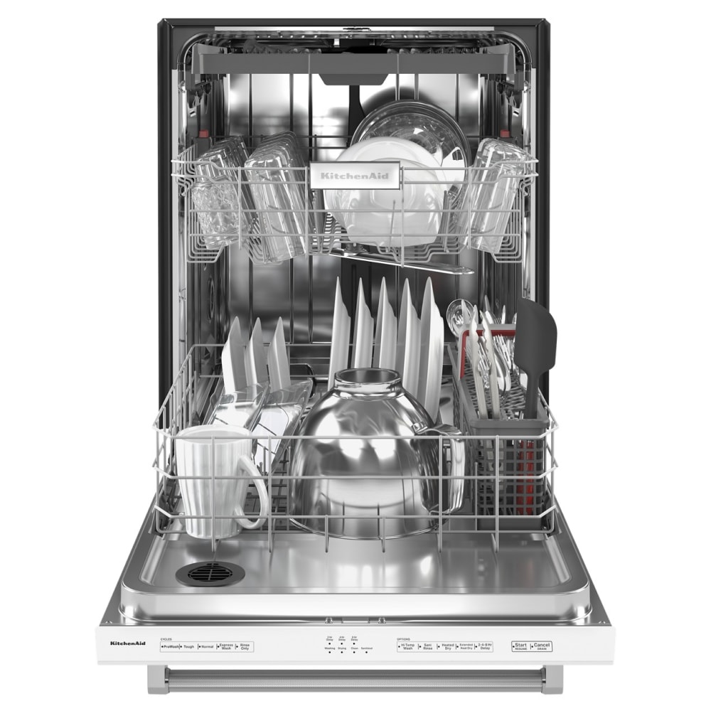KitchenAid 39 Decibel Built in Dishwasher White Common 24 in Actual 23 88 in ENERGY STAR