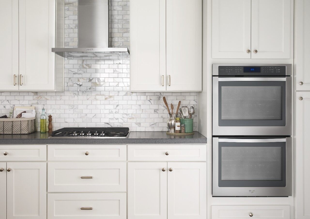 Whirlpool Convertible Stainless Steel Wall Mounted Range Hood Common 30 Inch Actual 30 in