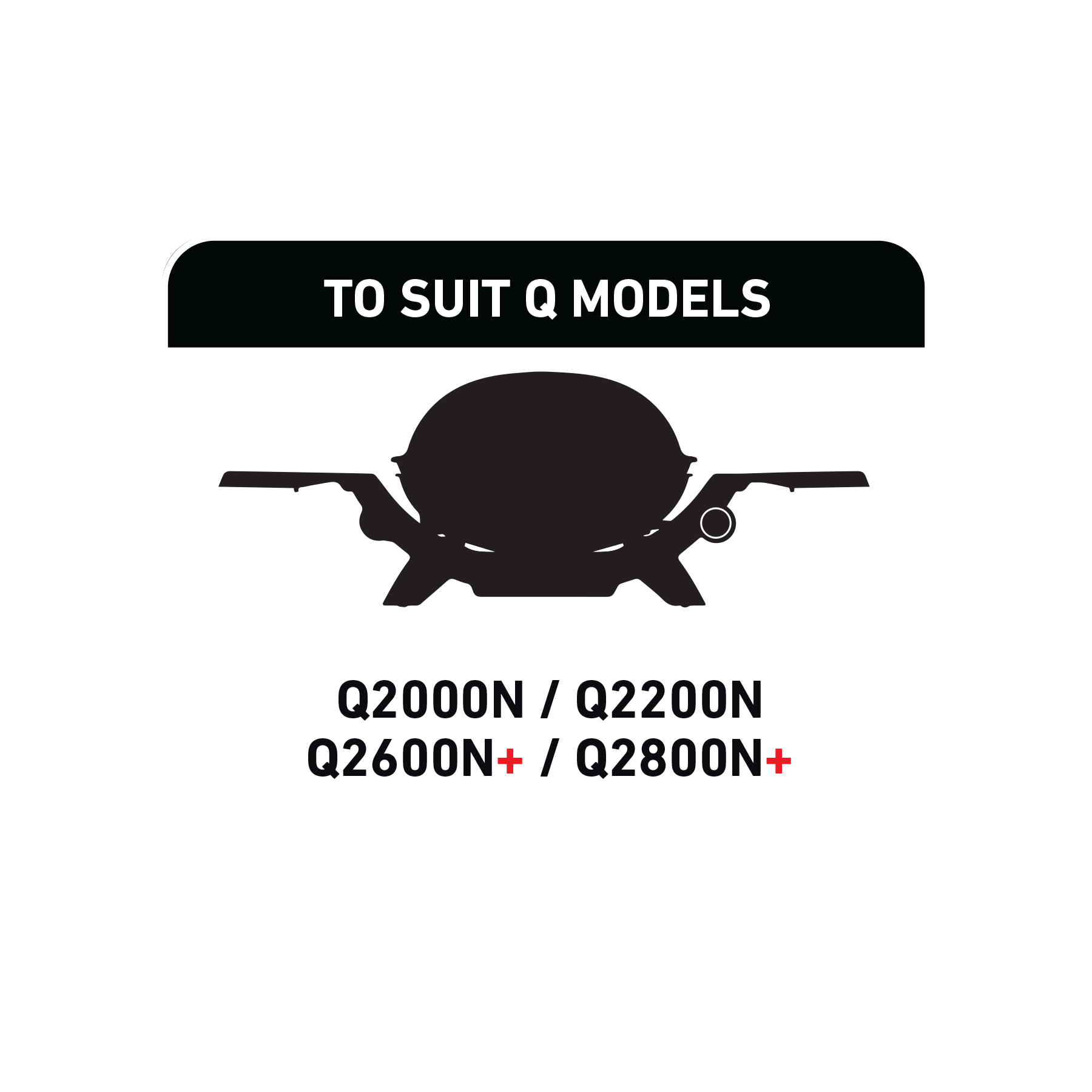 Weber Q Series Half Insert Porcelain-Enameled Cast-Iron Non-Stick Griddle