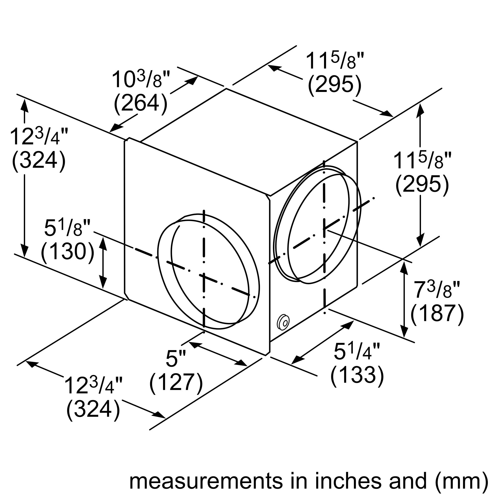 Bosch Downdraft range hood Blower 4 -Pack Stainless Steel