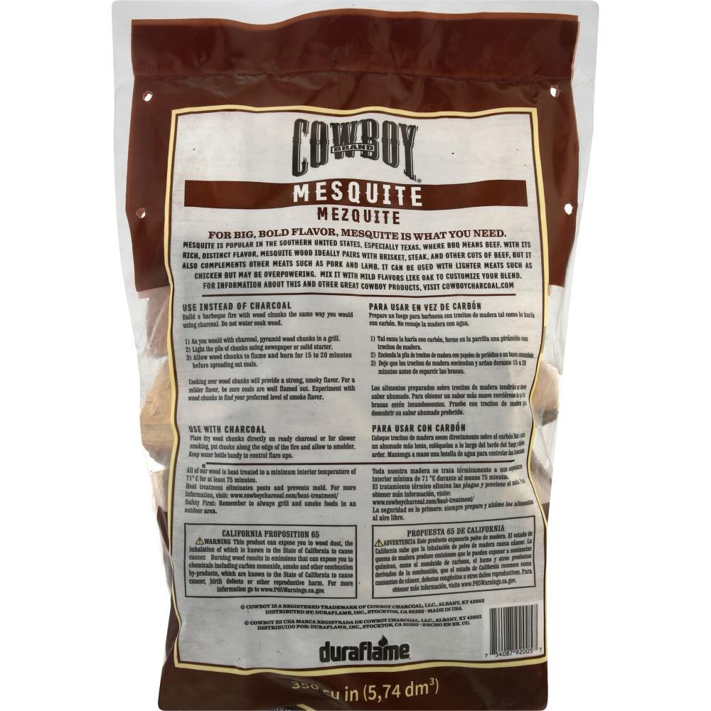 Cowboy Charcoal Mesquite 600 Cubic inch(es) Wood chunks