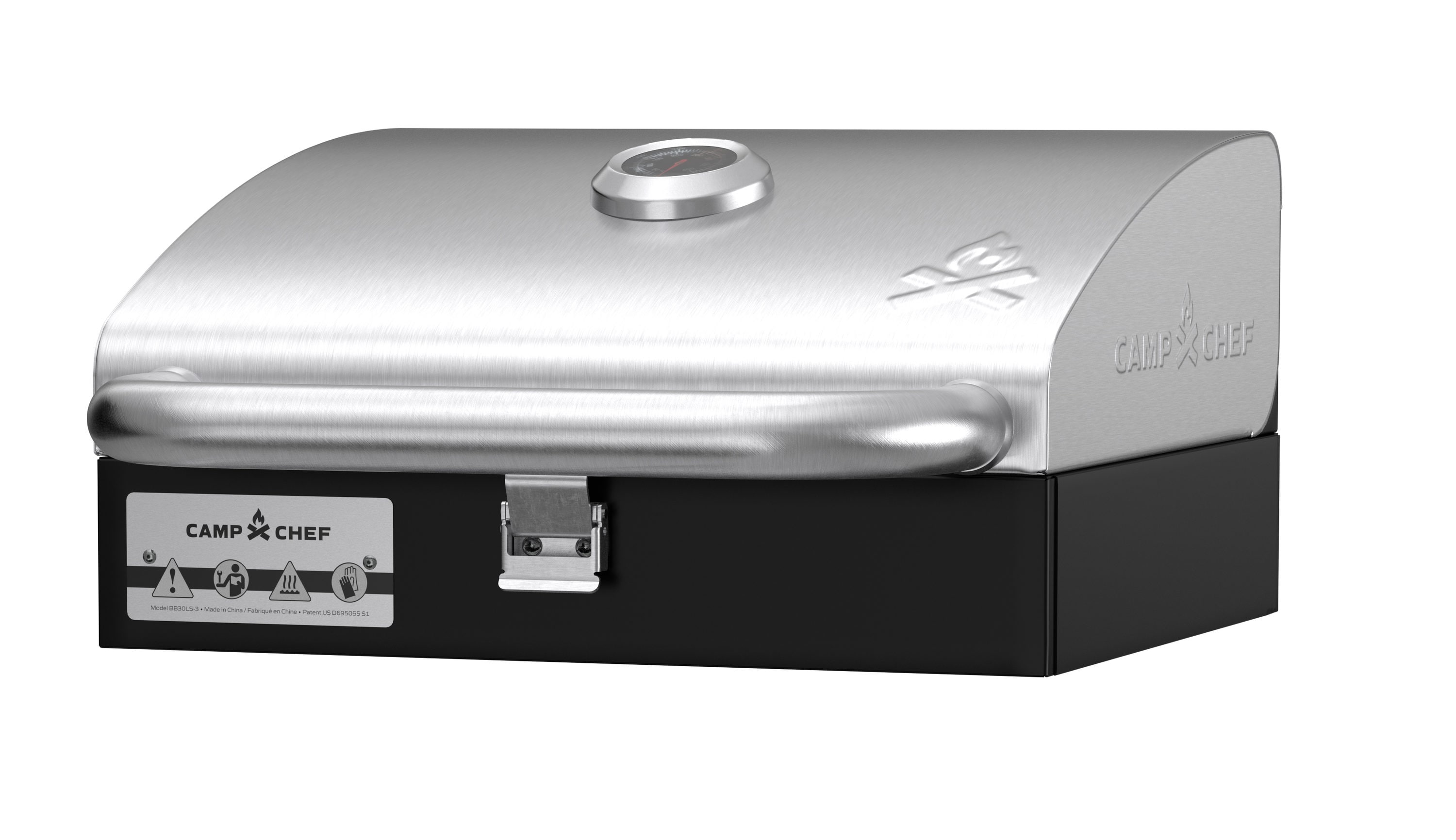 Camp Chef Deluxe Stainless Single 14-in Burner Steel Attachable grill box