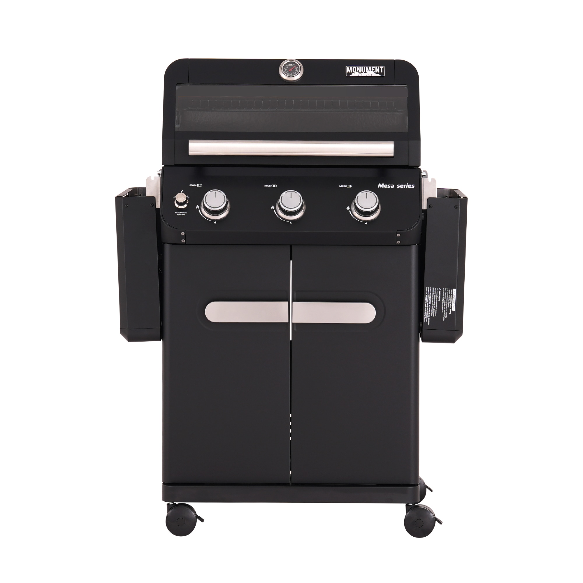 Monument Mesa 320 Black 3 -Burner Liquid Propane Gas Grill