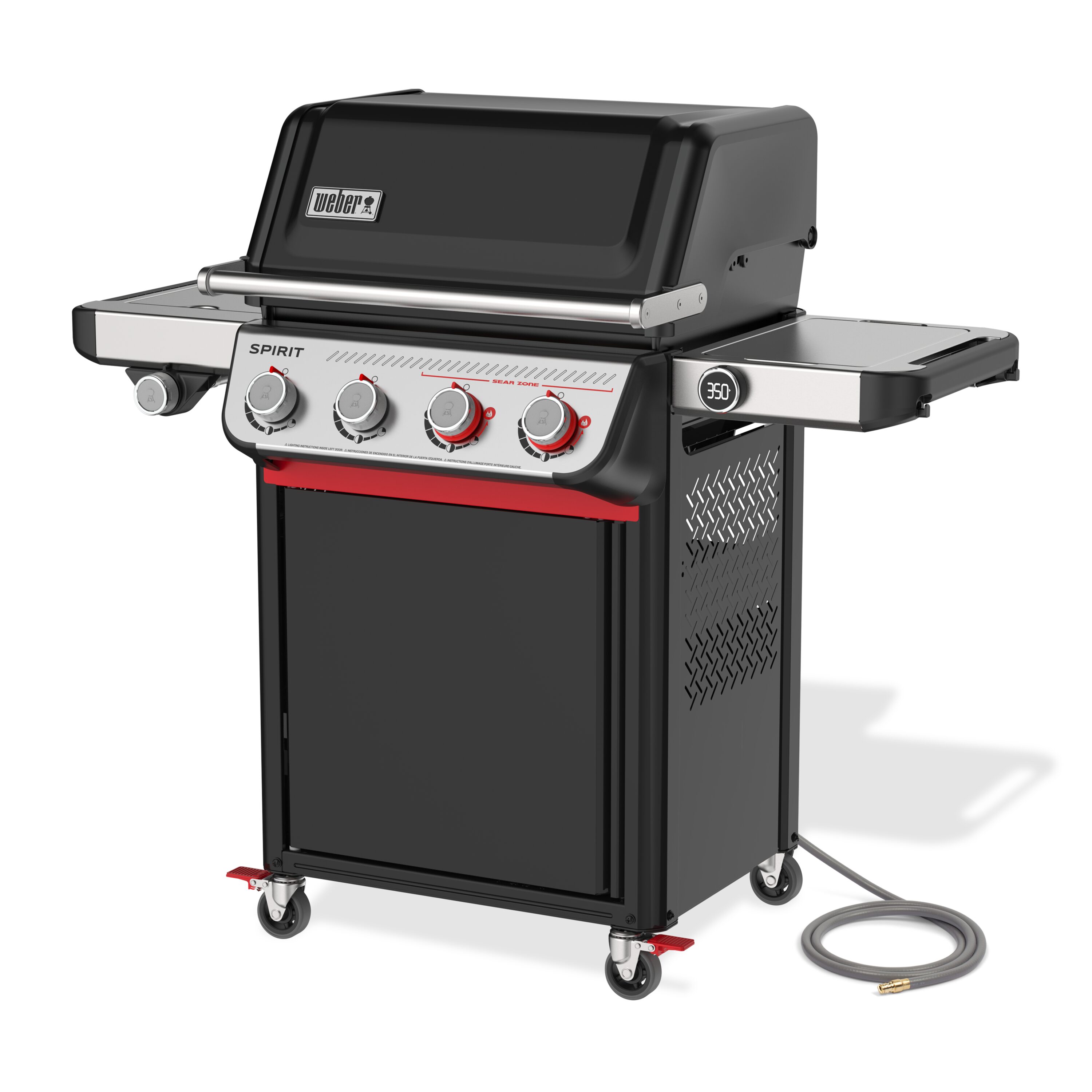 Weber Spirit EP-435 Black 4 -Burner Natural Gas Grill 1 -Side Burner