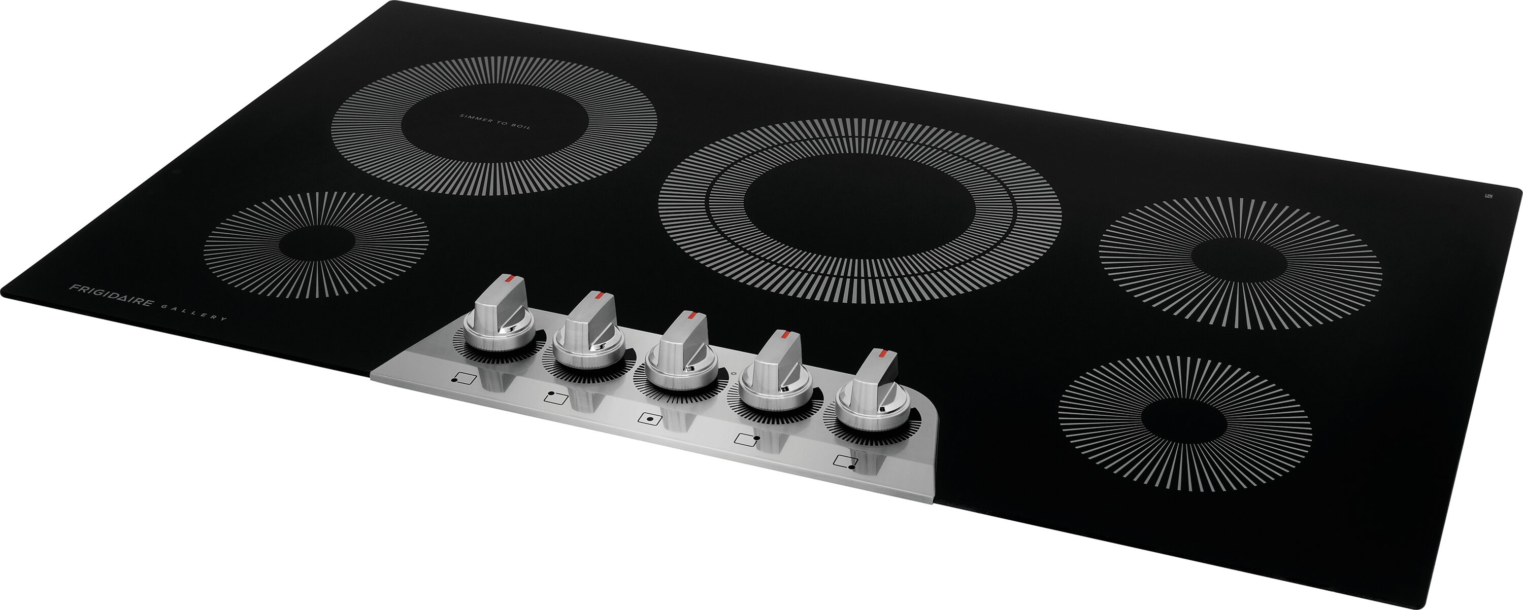Frigidaire Gallery 36-in 5 burners Smooth Surface (Radiant) Stainless steel Electric Cooktop