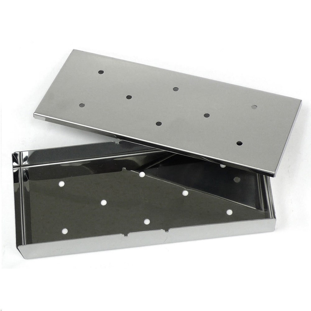 Master Forge 3.6-in L x 9 W x 1.7 H Stainless steel Smoker Box Hinged Top