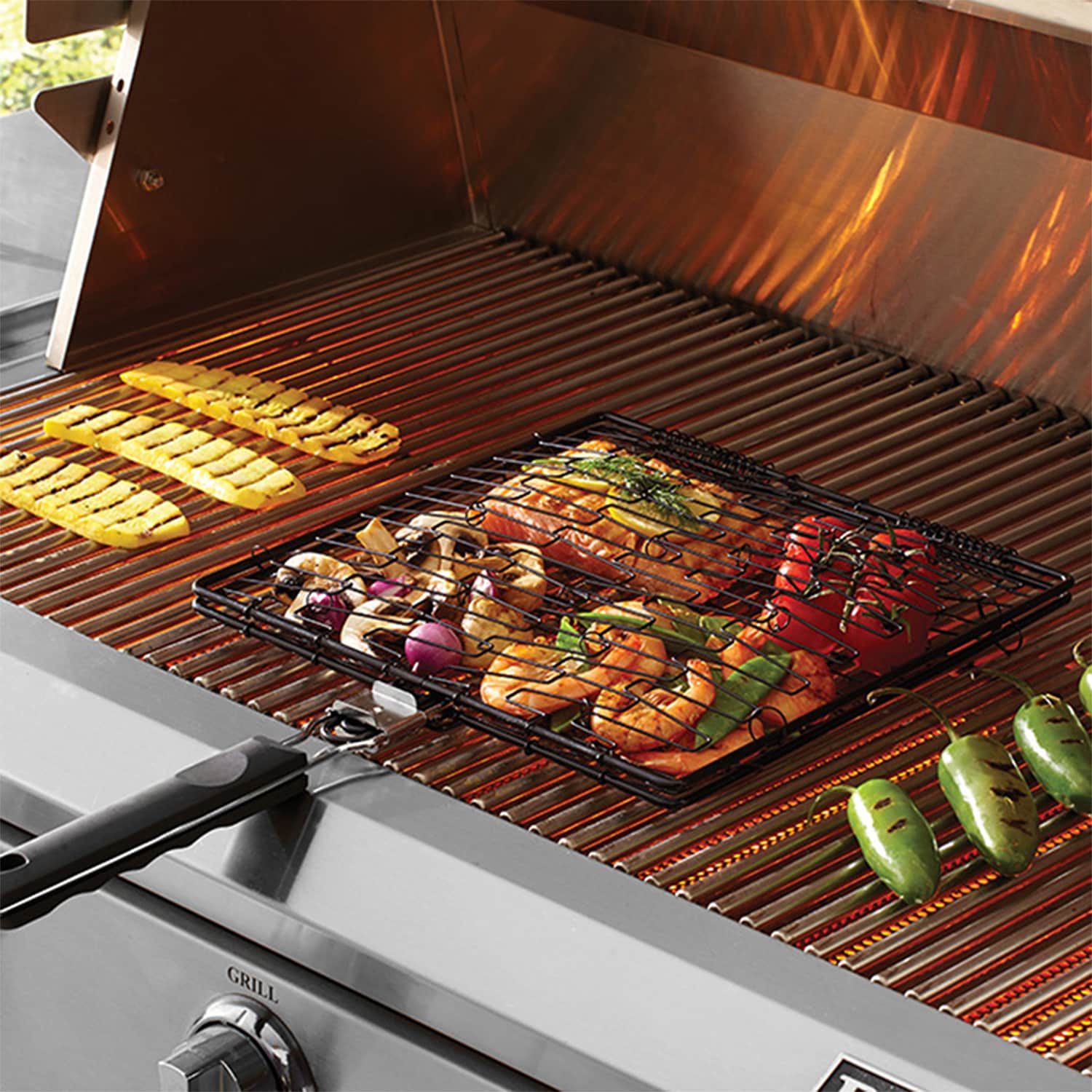 Mr. Bar-B-Q Steel Non-Stick Grill basket