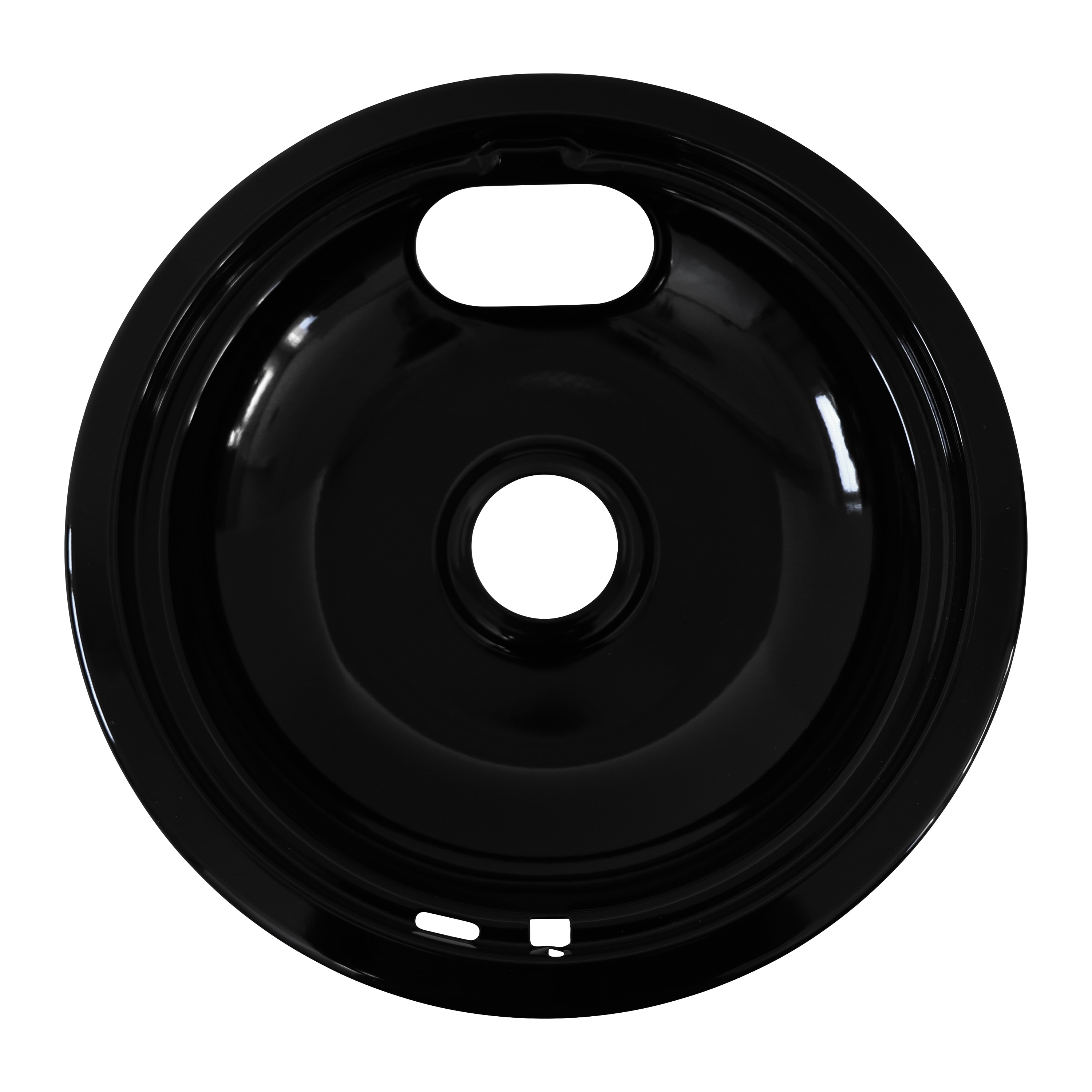 Whirlpool Electric Range 8 in Drip Pan and Trim Ring Set Porcelain