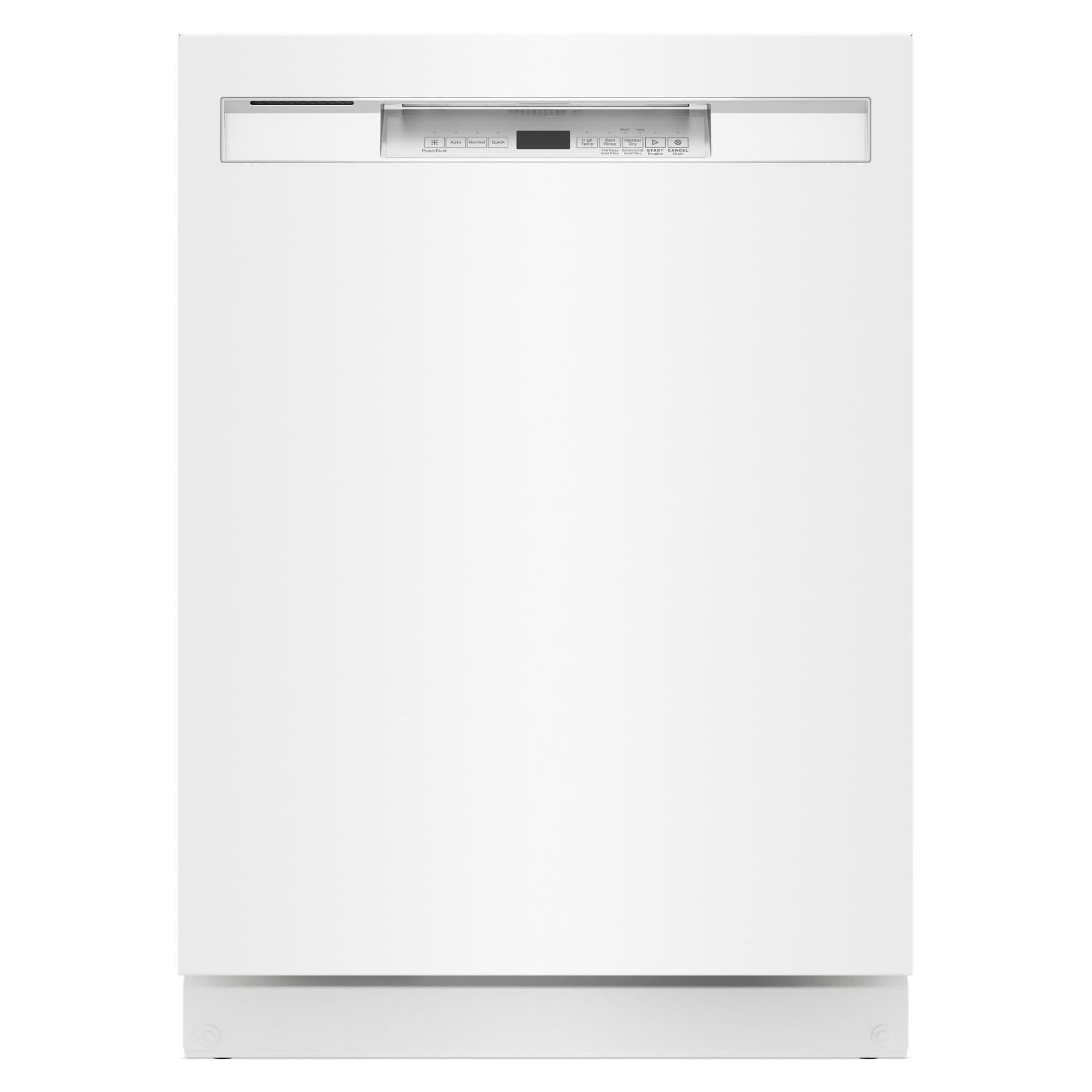 Maytag PowerBlast cycle 24 in Top Control Built in Dishwasher White 50 Decibel Very Quiet Sound Level