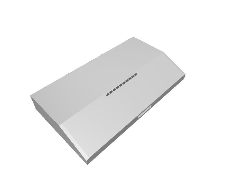 GE Profile 36 in Convertible Stainless Steel Undercabinet Range Hood Common 36 in Actual 35 875 in