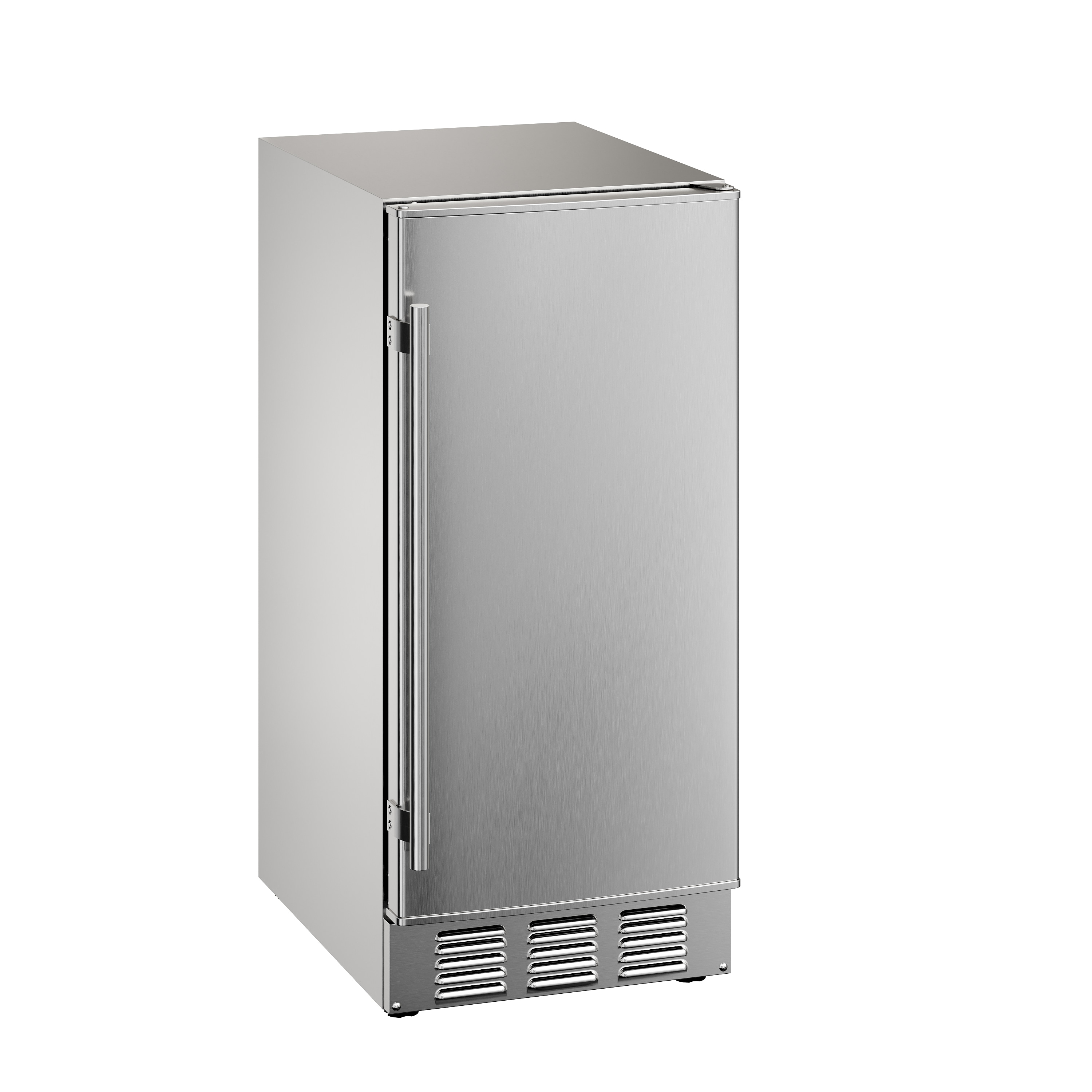 EdgeStar 15 Inch Wide 20 Lbs Built In Outdoor Ice Maker with Up to 25 Lbs Daily Ice Production Stainless Steel