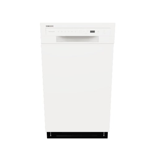 Frigidaire Stainless Steel Tub Front Control 18 in Built In Dishwasher White ENERGY STAR 52 dBA