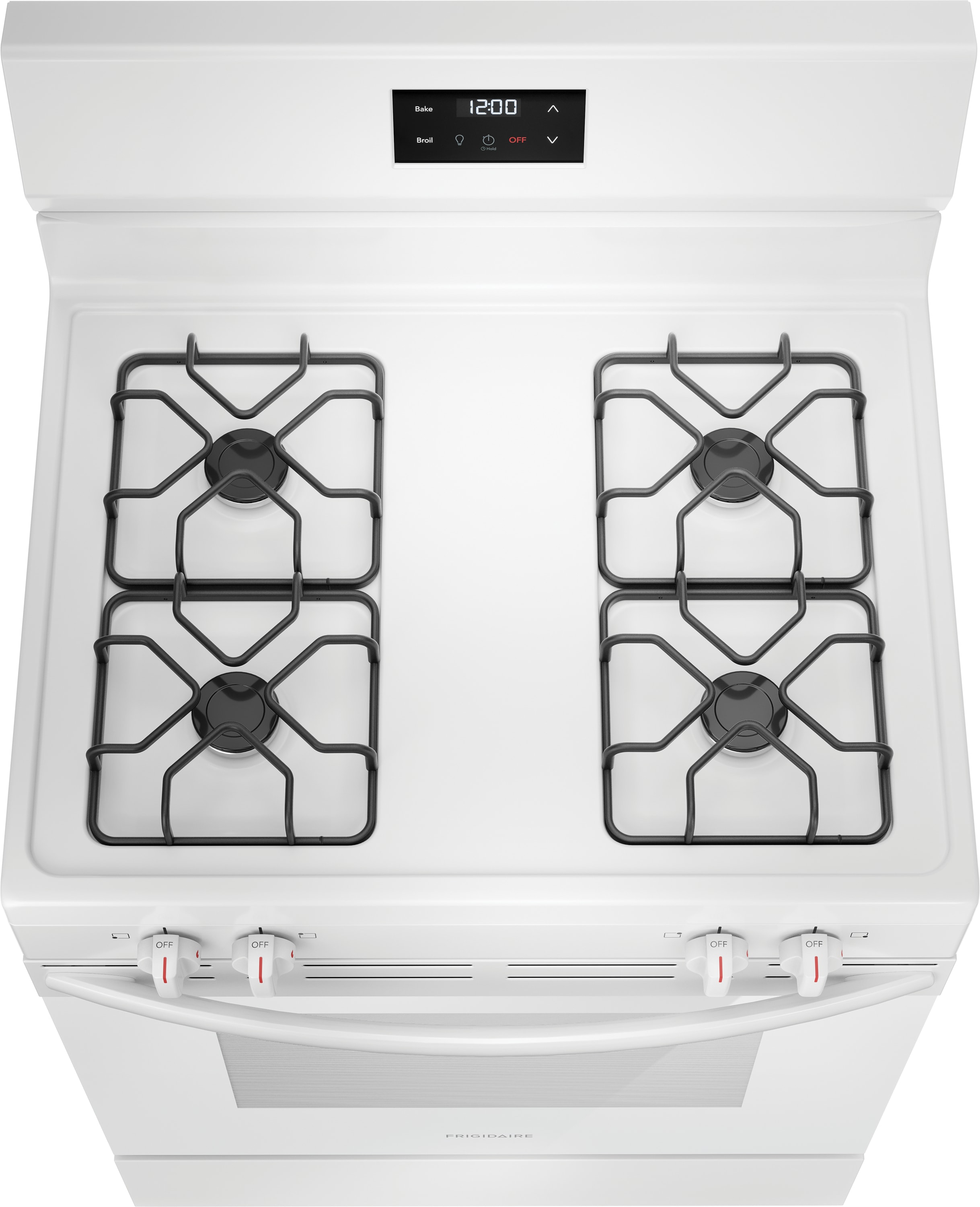 Frigidaire 30-in 4 burners 5.1-cu ft Freestanding Natural Gas Range ( White )