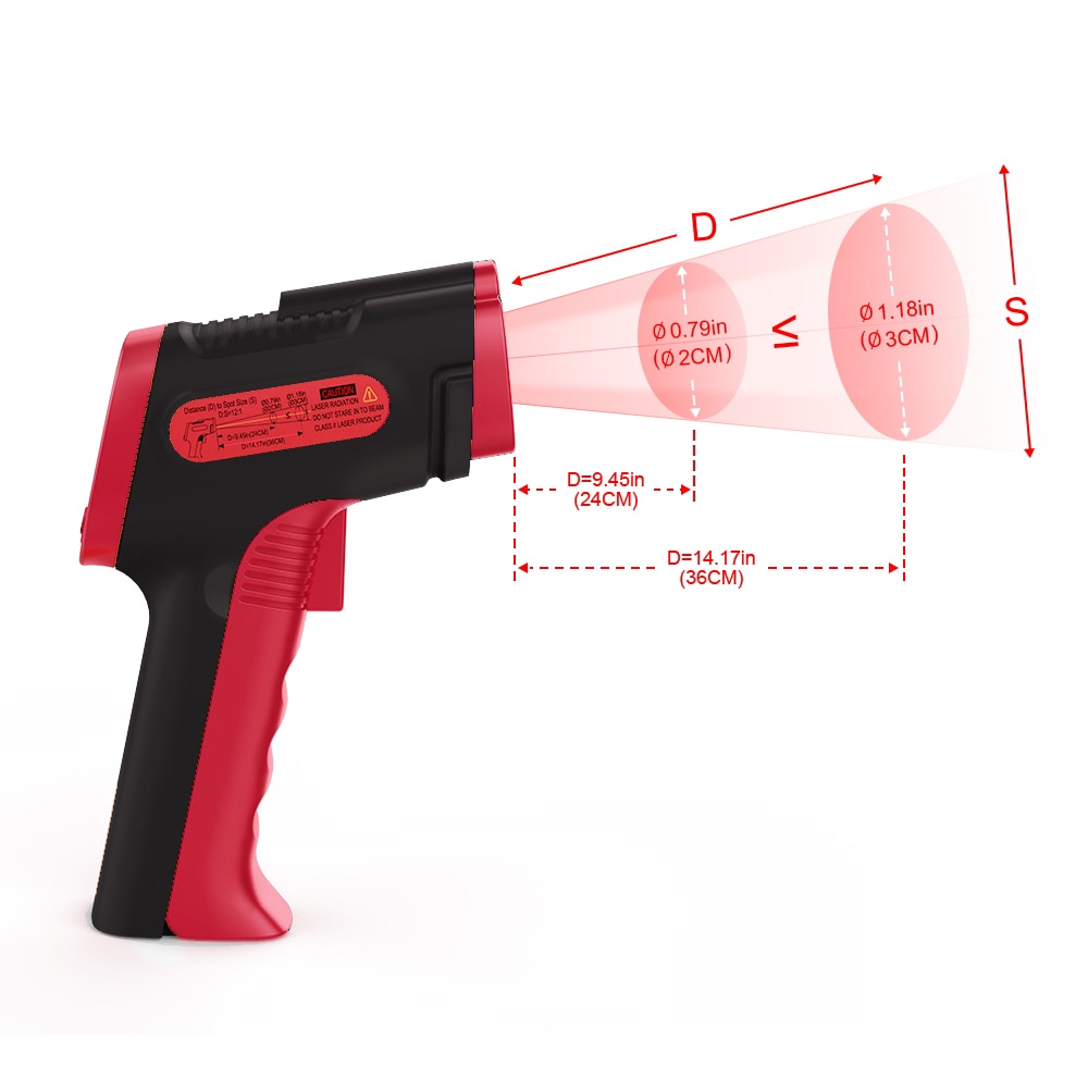 ThermoPro Infrared Rectangle Grill Thermometer