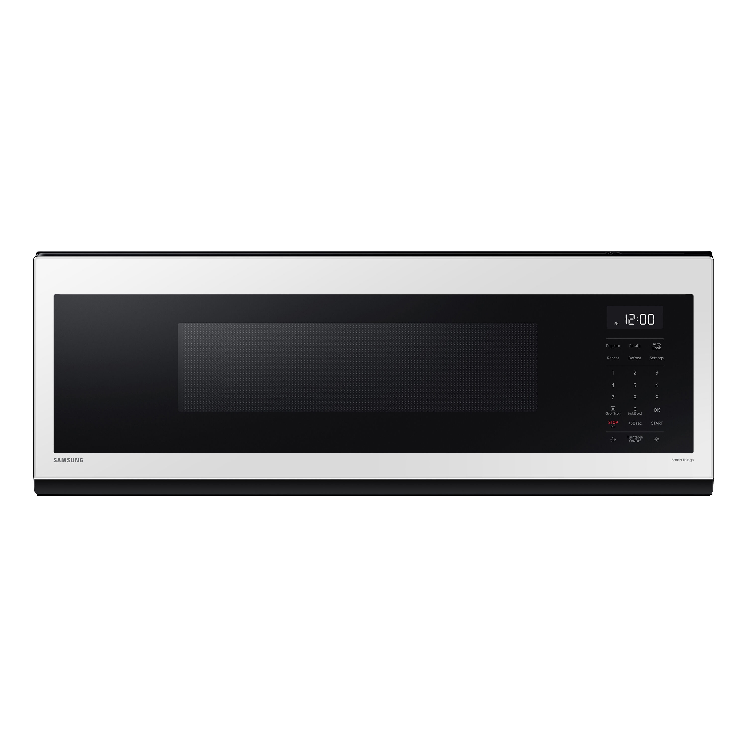 Samsung 1 1 cu ft Bespoke Smart SLIM Over the Range Microwave with 400 CFM Hood Ventilation Wi Fi and Voice Control
