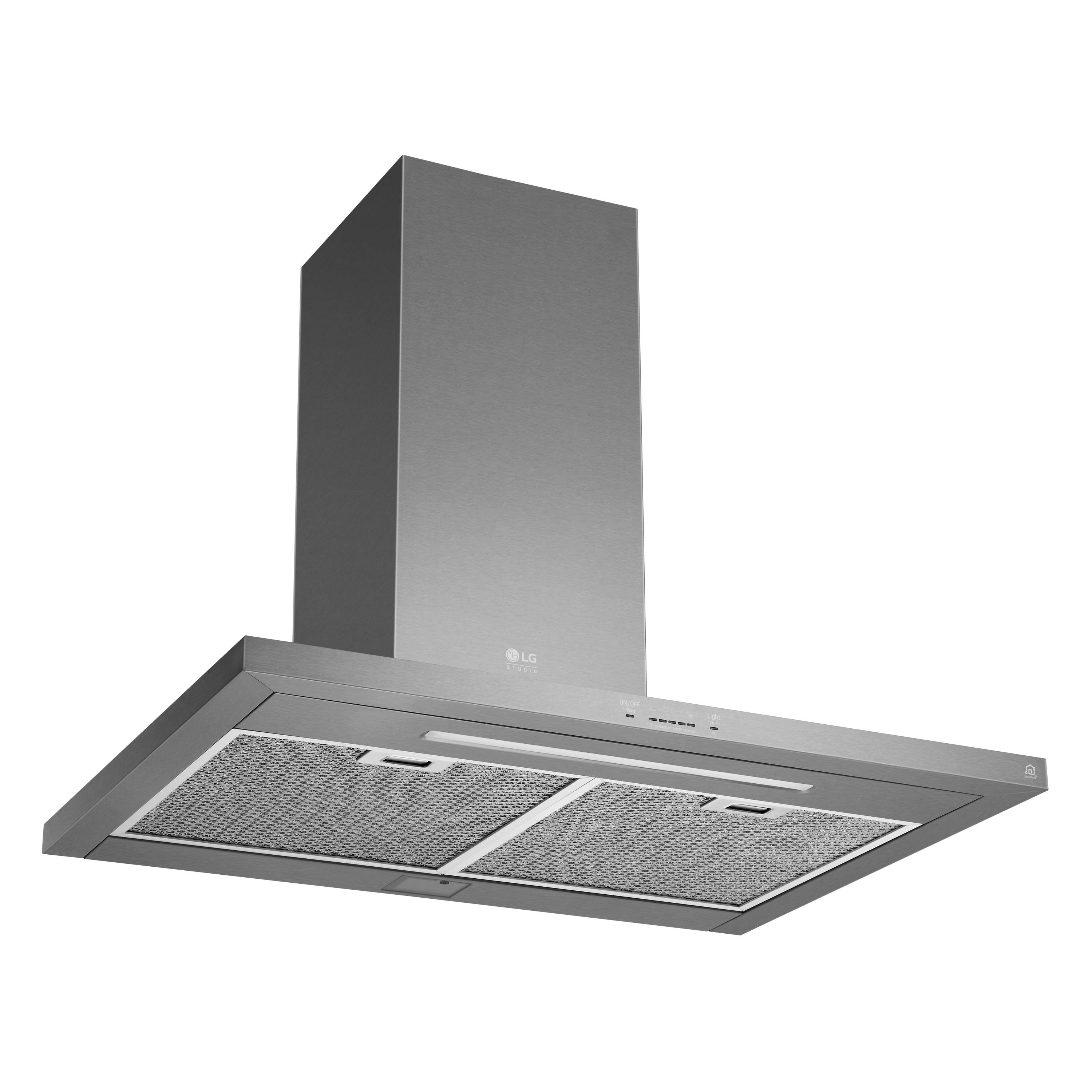 LG STUDIO 36 in 600 CFM Ducted Stainless Steel Wall Mounted Range Hood