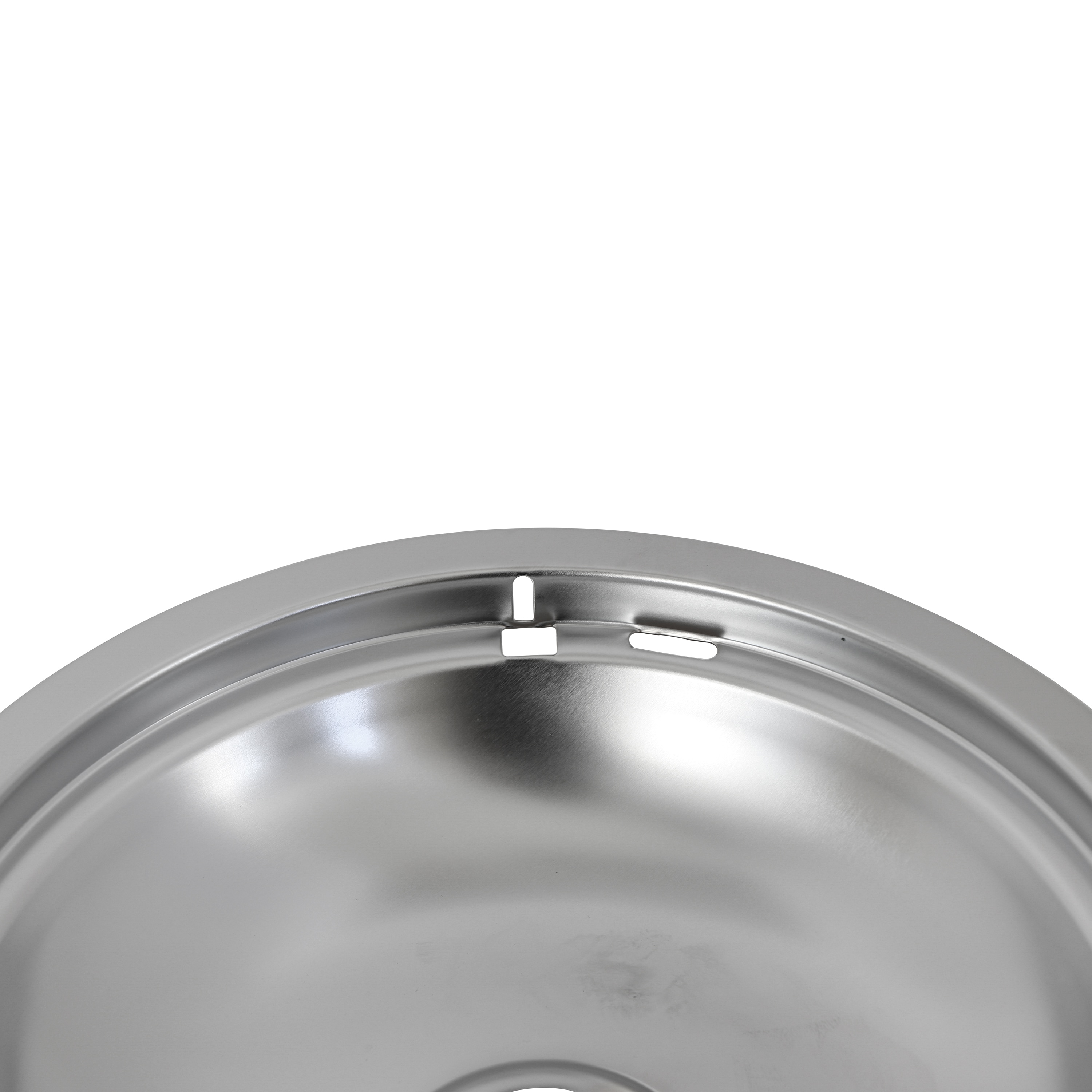 Whirlpool Electric range 8-in Drip pan and trim ring set ( Chrome )