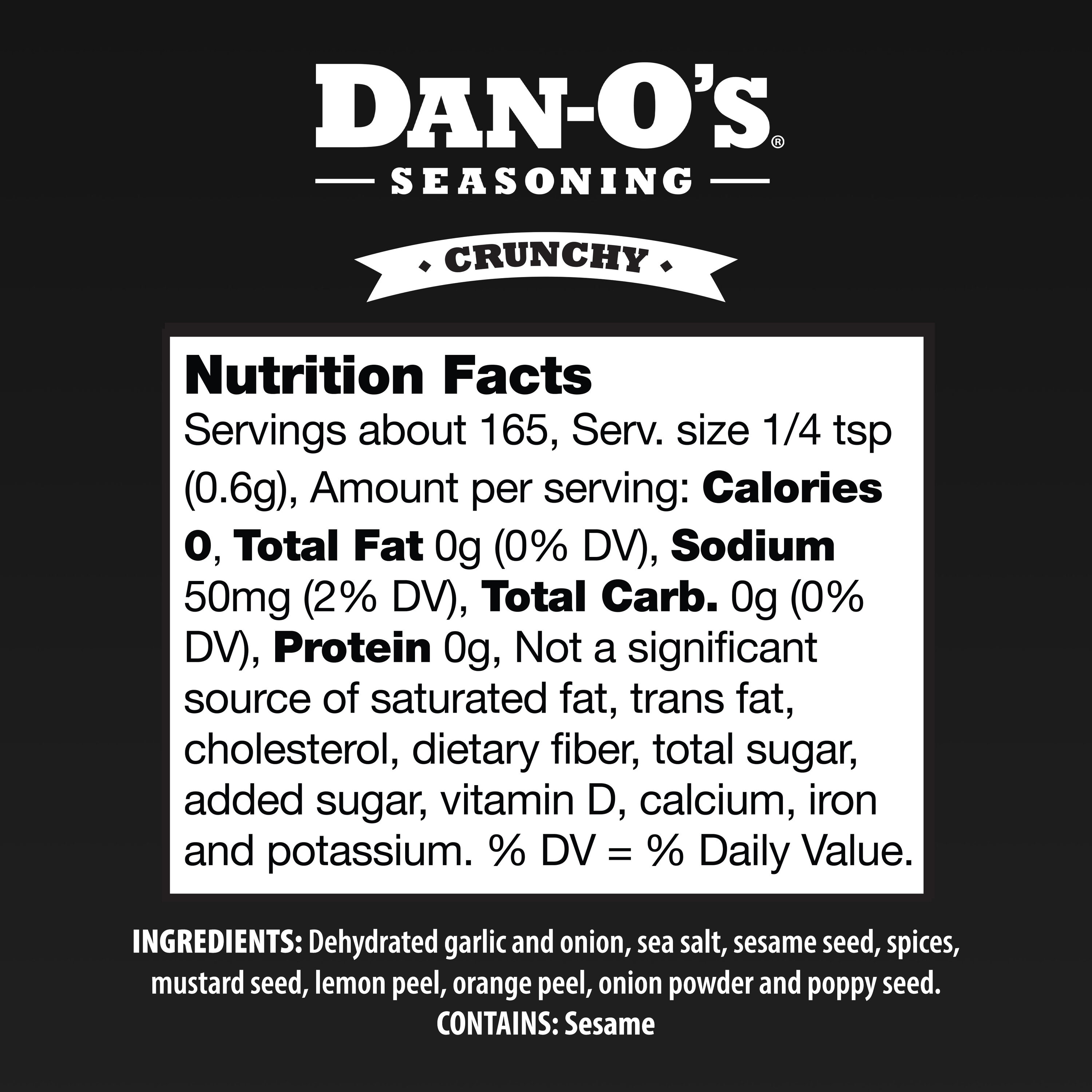 Dan-O's Seasoning 20-oz Crunchy Seasoning blend