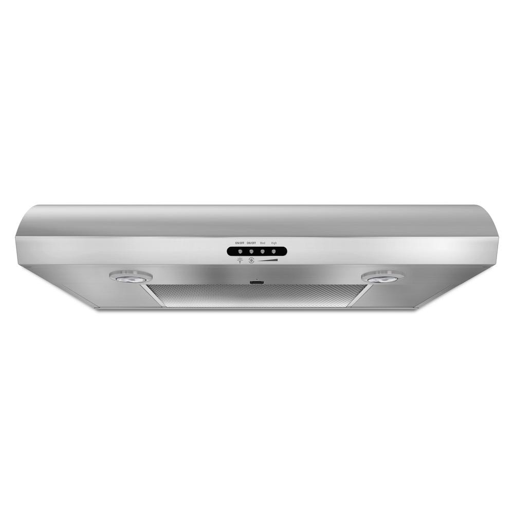 Whirlpool 30 in Convertible Stainless Steel Undercabinet Range Hood Common 30 in Actual 29 938 in
