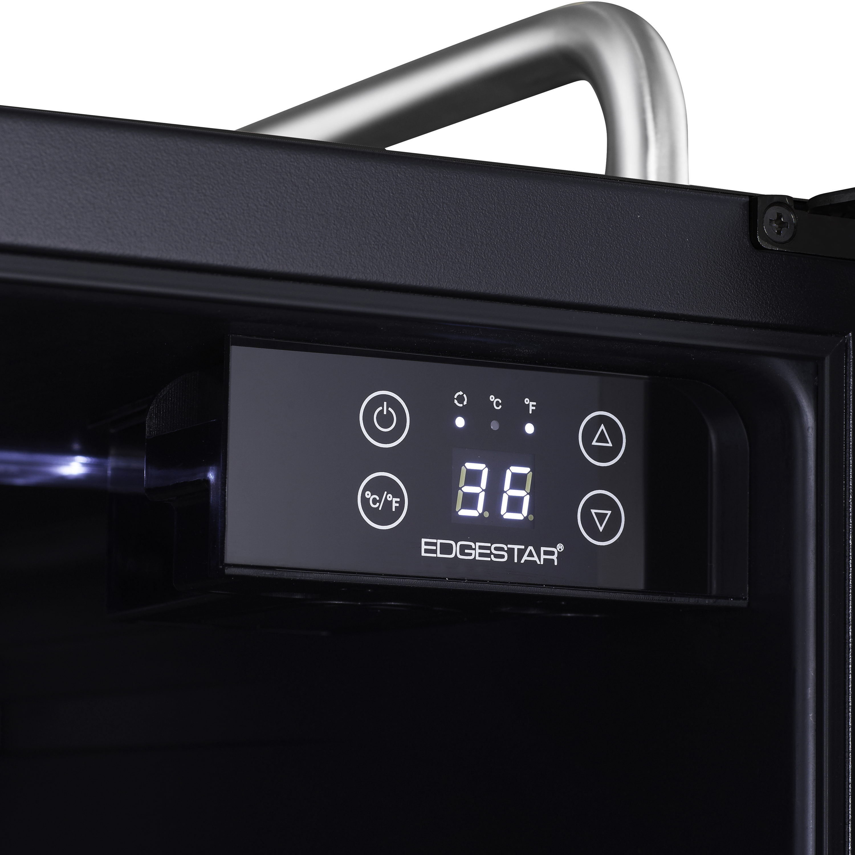 EdgeStar Tapless Quarter-barrel keg Black Digital Built-in/Freestanding Kegerator conversion refrigerator