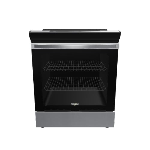 Whirlpool 30-in 4 Burners 6.4-cu ft Air Fry Convection Oven Freestanding Single Induction Range (Fingerprint Resistant Stainless Steel)